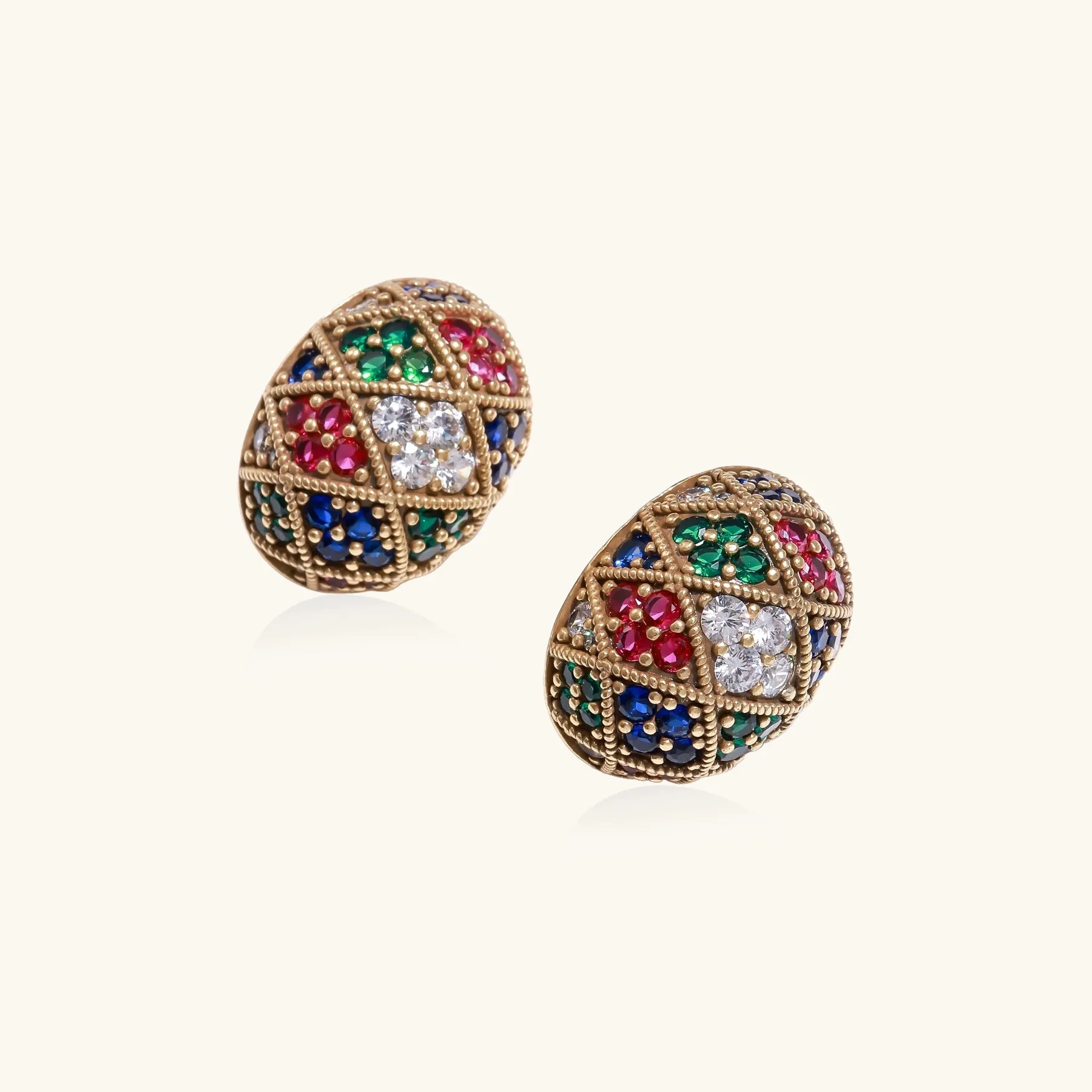 Mosaic Dream Studs sold by Alex Evenings product image thumbnail 5