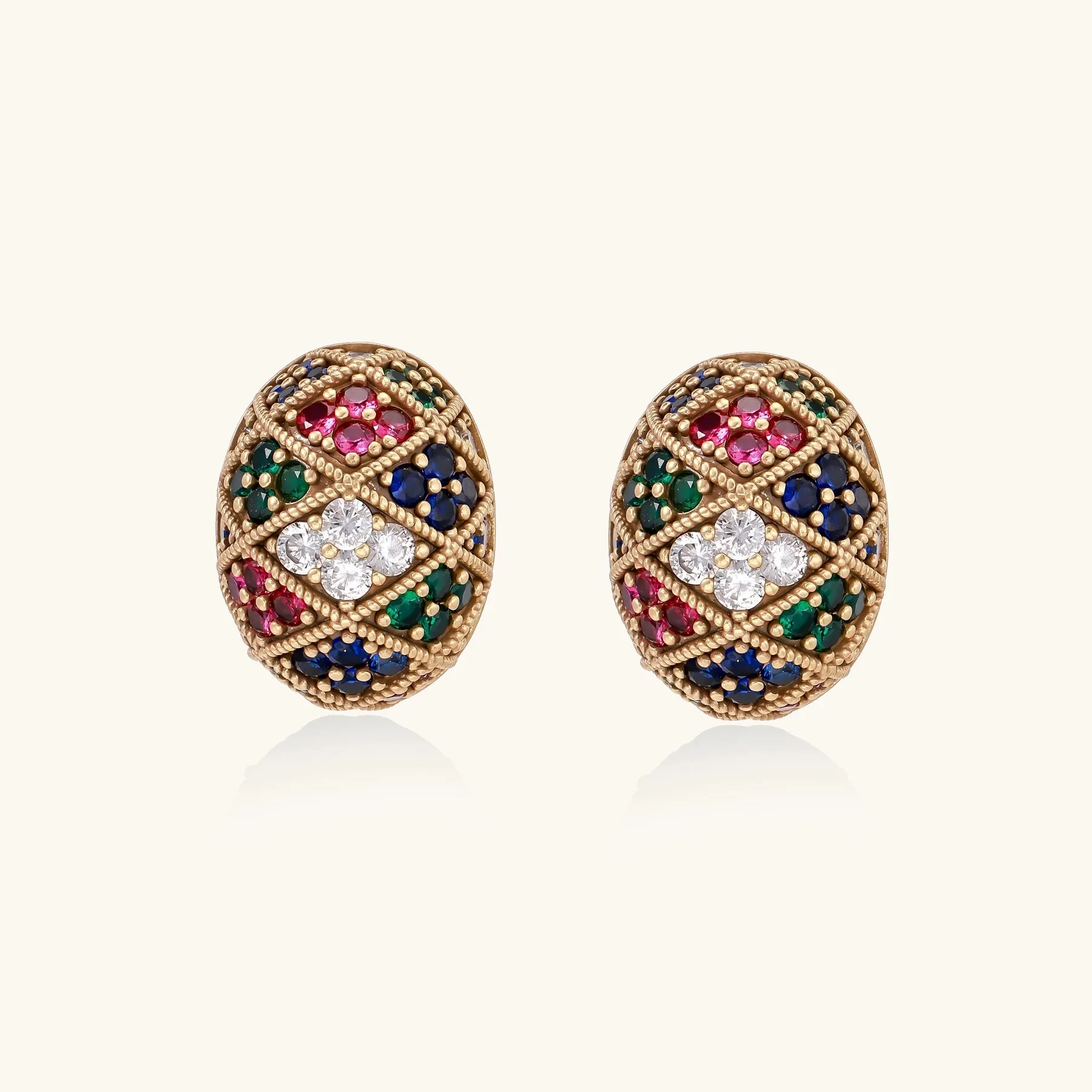 Mosaic Dream Studs sold by Alex Evenings product image thumbnail 2