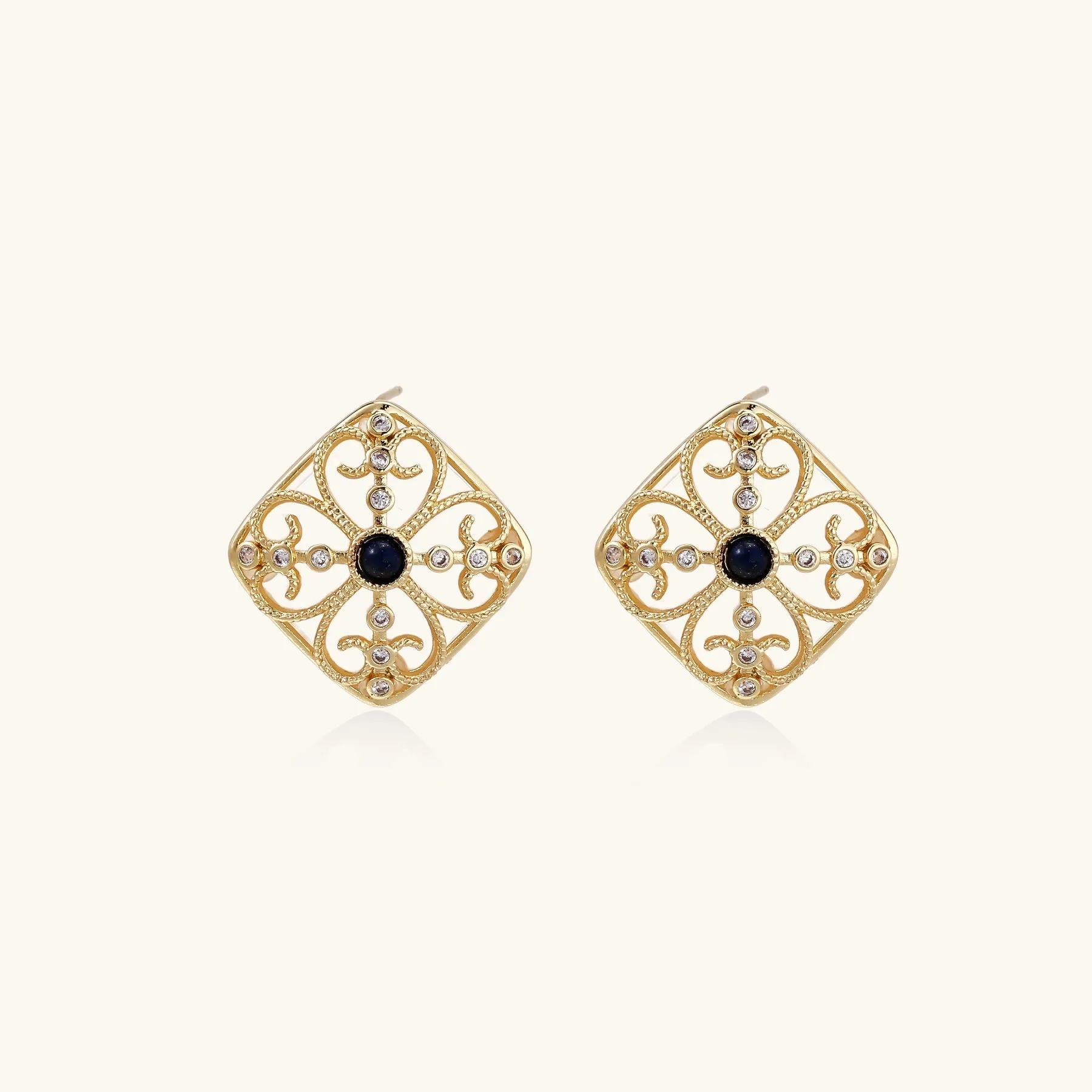 Byzantine Dream Studs sold by Alex Evenings product image thumbnail 3
