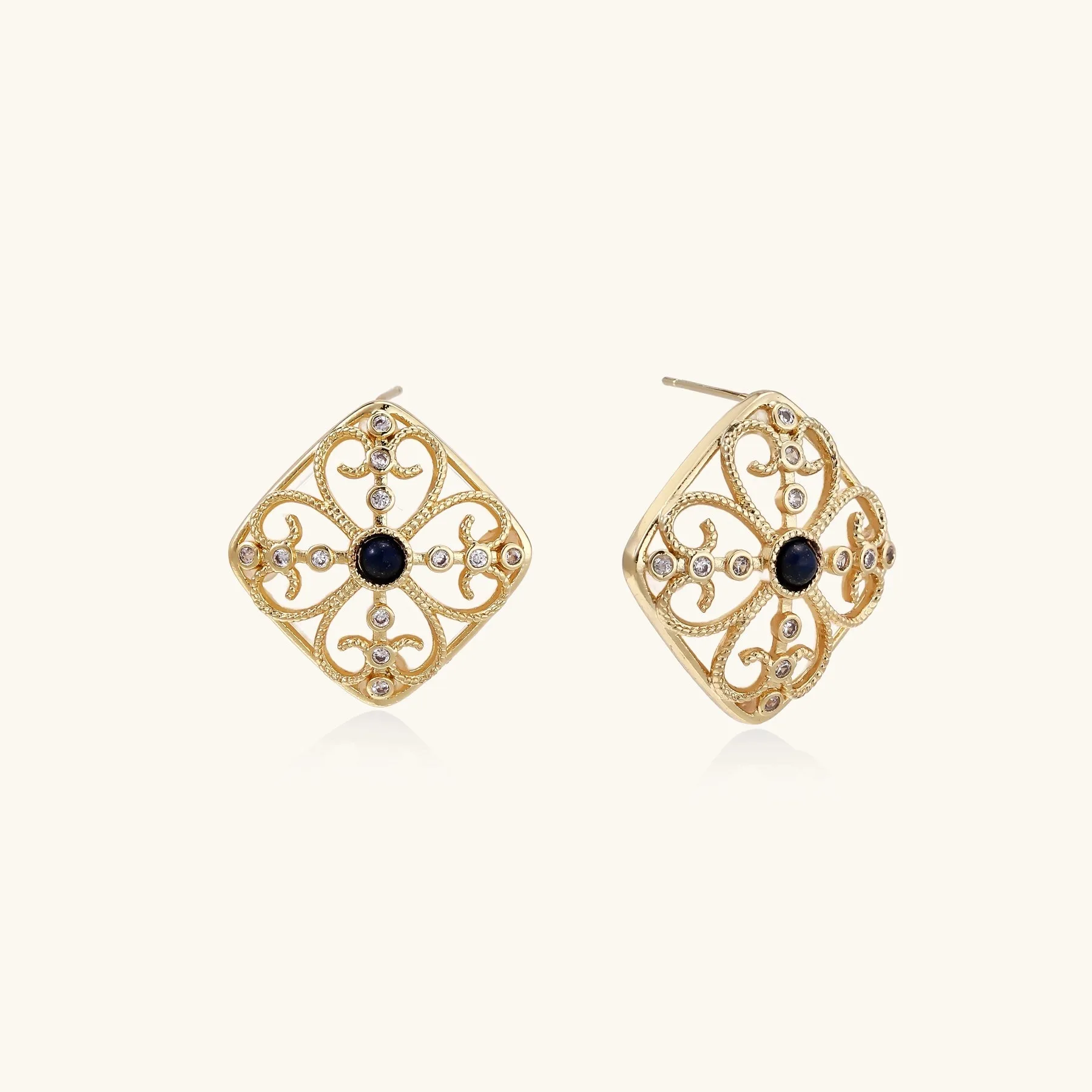 Byzantine Dream Studs sold by Alex Evenings