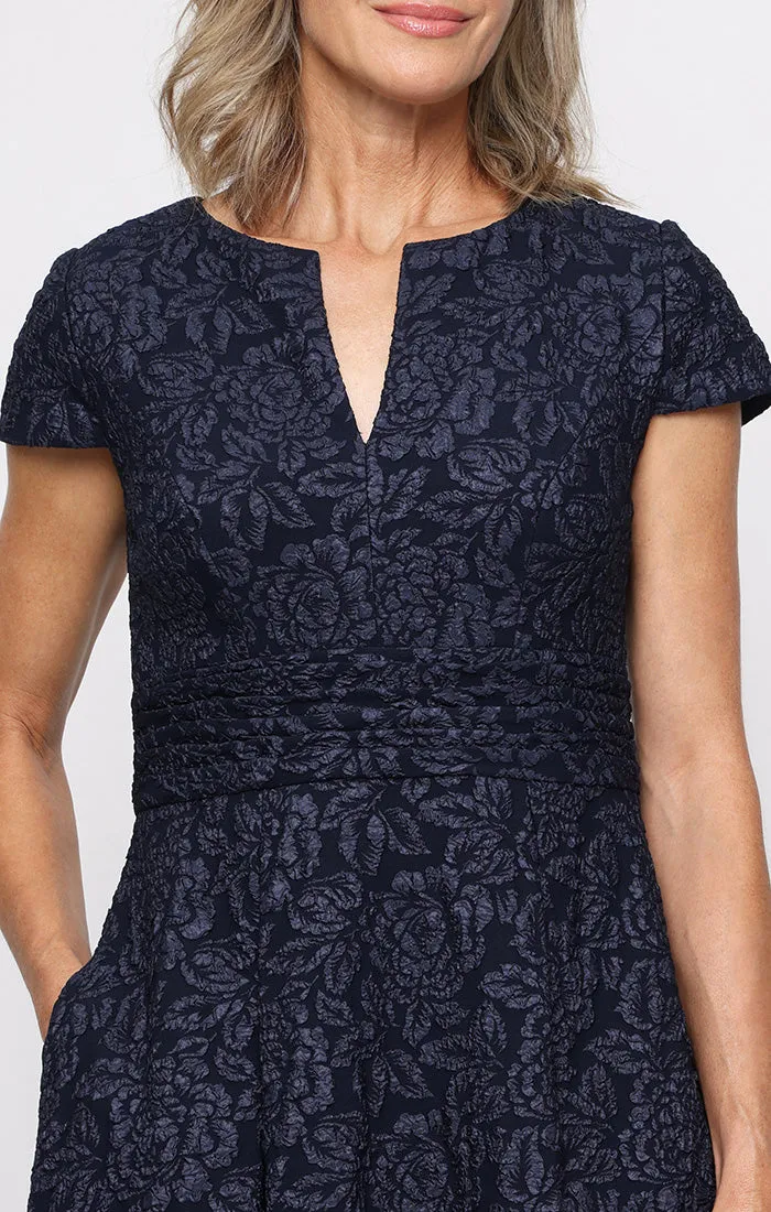 Petite Paulina Embossed Crepe Ballgown sold by Alex Evenings product image thumbnail 2