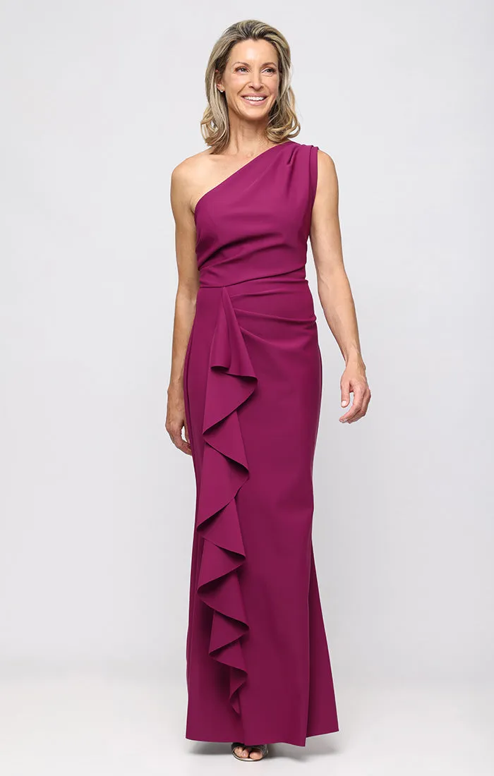 Dia One Shoulder Contour Dress sold by Alex Evenings