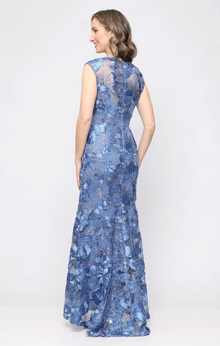 Petite - Francie Soutache Lace Gown sold by Alex Evenings product image thumbnail 3