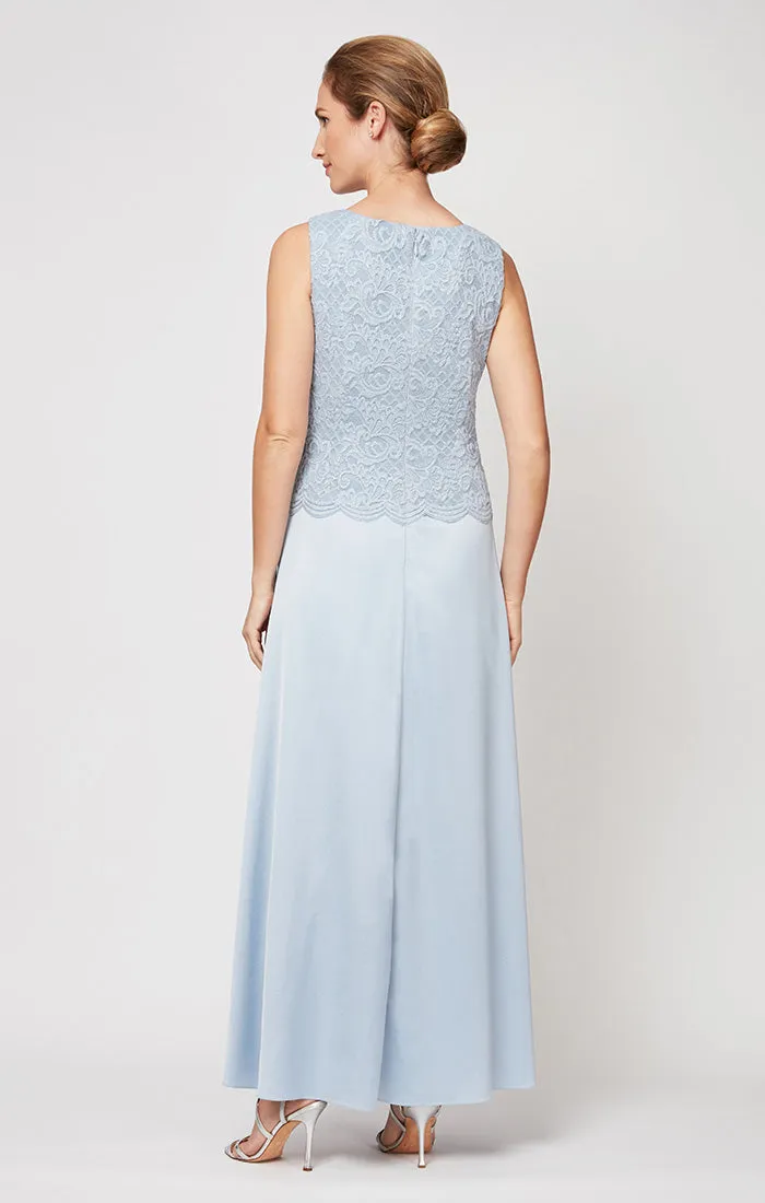 Petite Bethany Glitter Lace Jacket Dress sold by Alex Evenings product image thumbnail 4