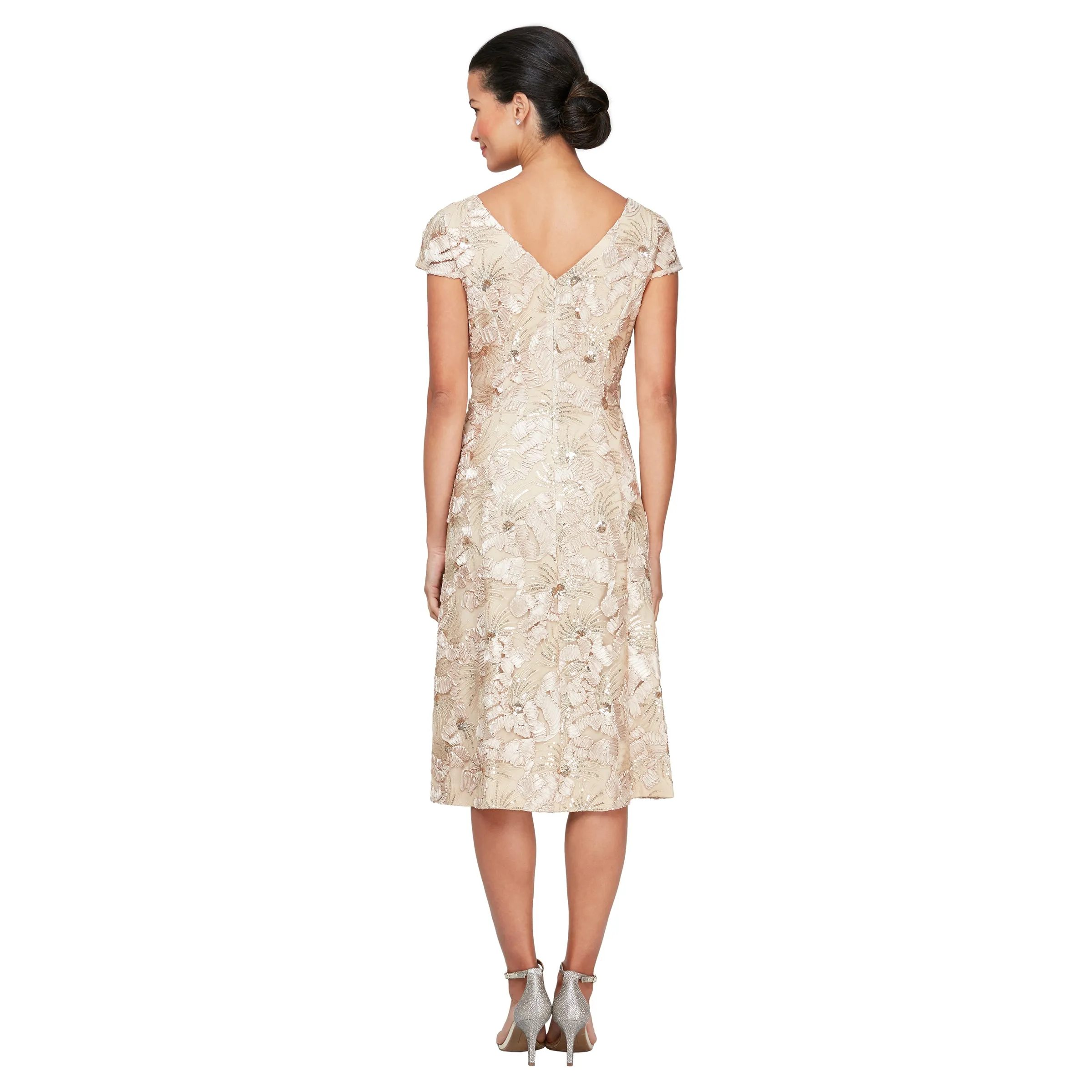 Soutache Party Dress sold by Alex Evenings product image thumbnail 5