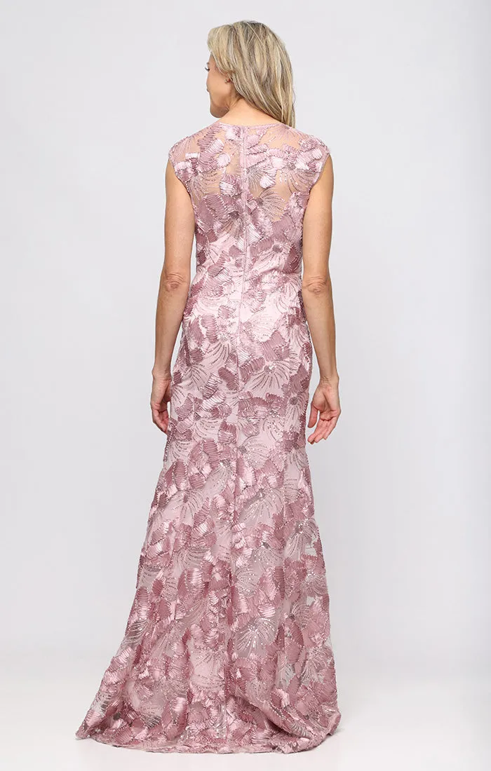 Francie Soutache Lace Gown sold by Alex Evenings product image thumbnail 3