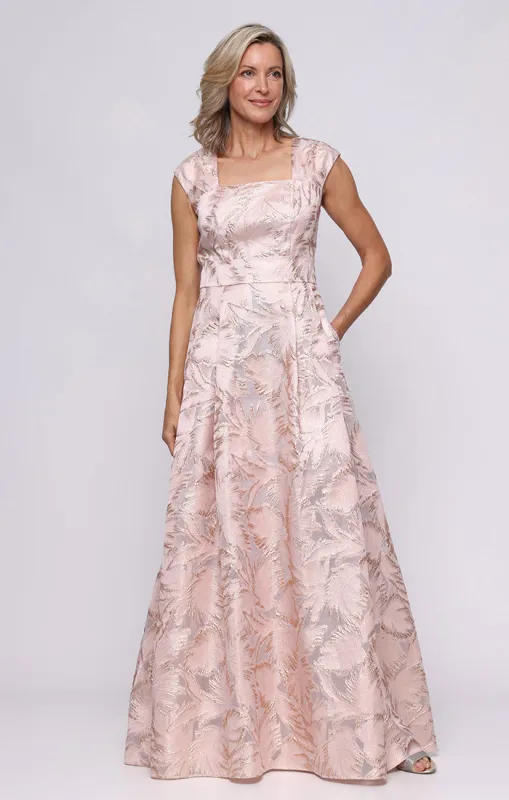 Long Jacquard Dress sold by Alex Evenings