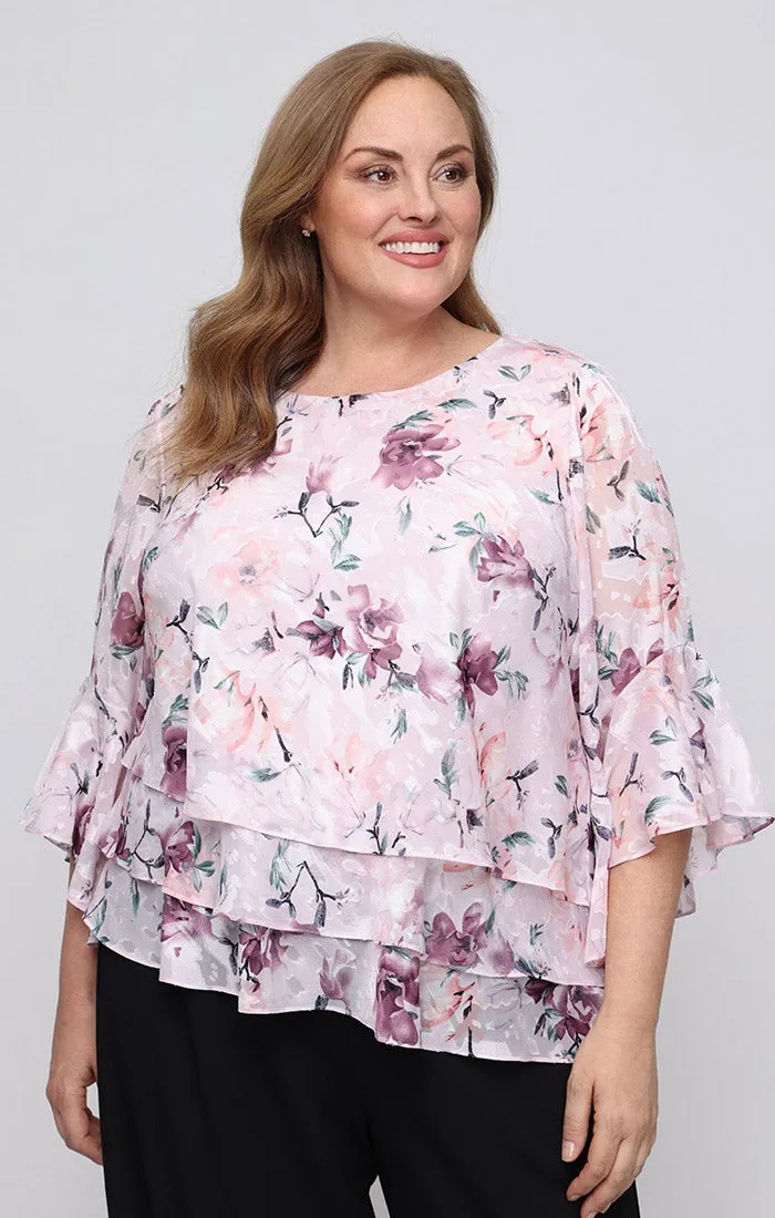 Plus Bell Sleeve Blouse sold by Alex Evenings