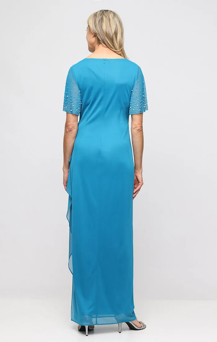 Plus - Layla Long Empire Waist Dress sold by Alex Evenings product image thumbnail 3