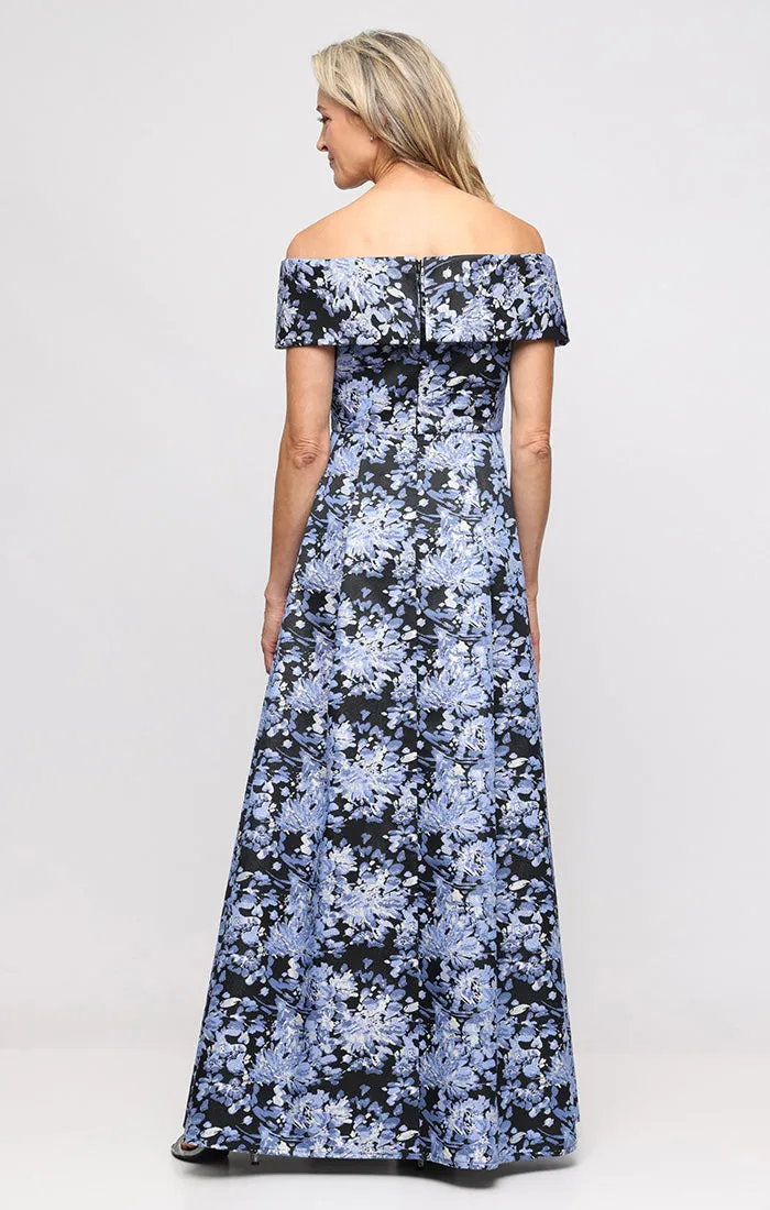 Floral Jacquard Ballgown sold by Alex Evenings product image thumbnail 2