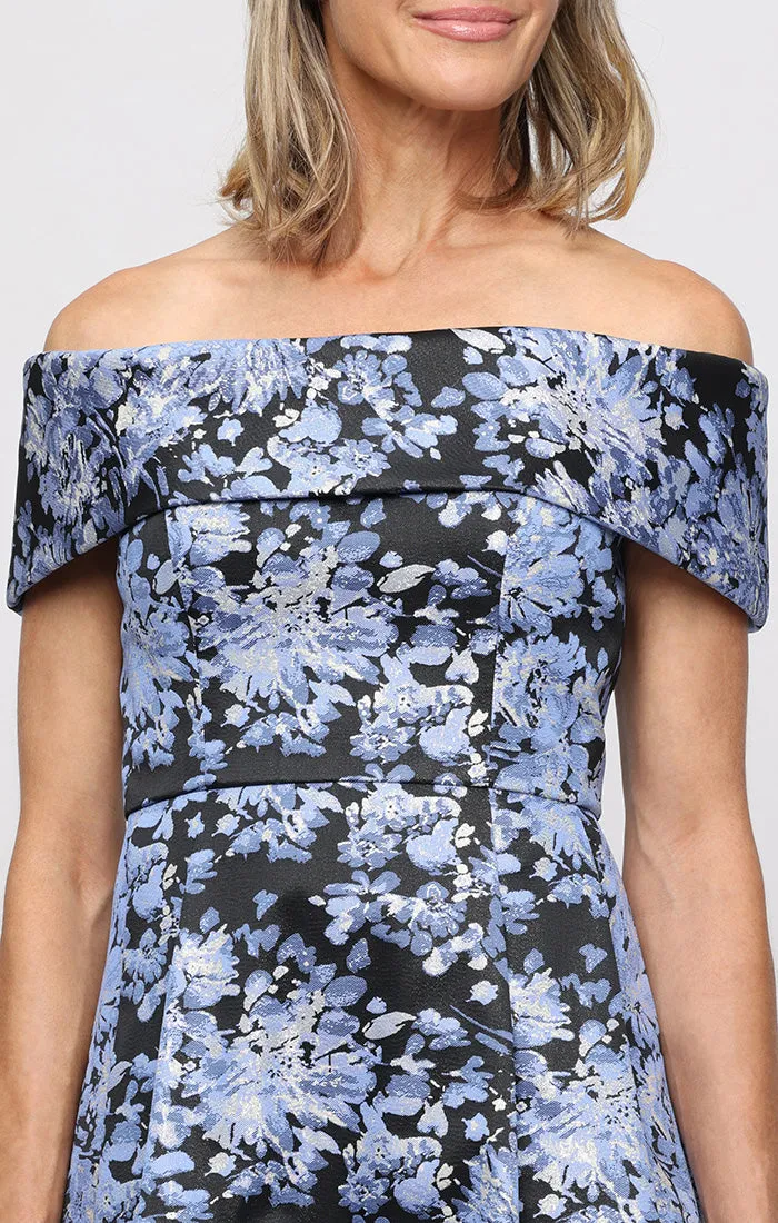 Floral Jacquard Ballgown sold by Alex Evenings
