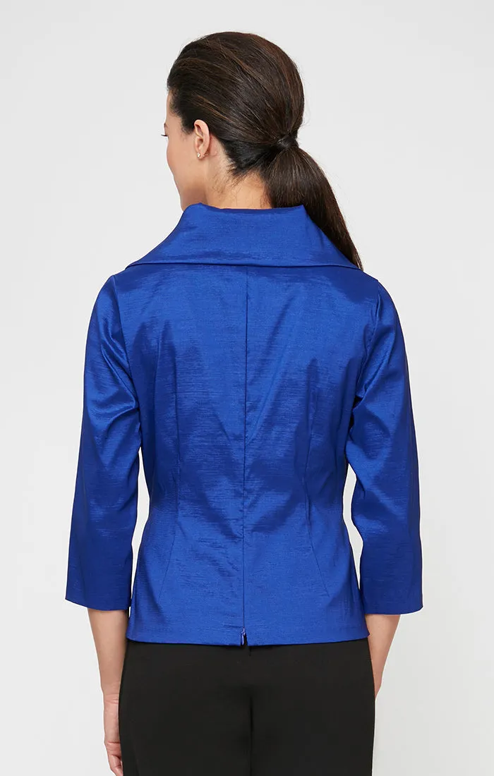 3/4 Sleeve Surplice Blouse with Tie Waist Detail sold by Alex Evenings product image thumbnail 4