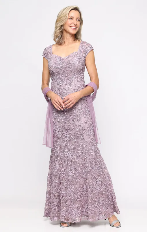 Regular - Eleanor Sweetheart Neck Dress made by Alex Evenings