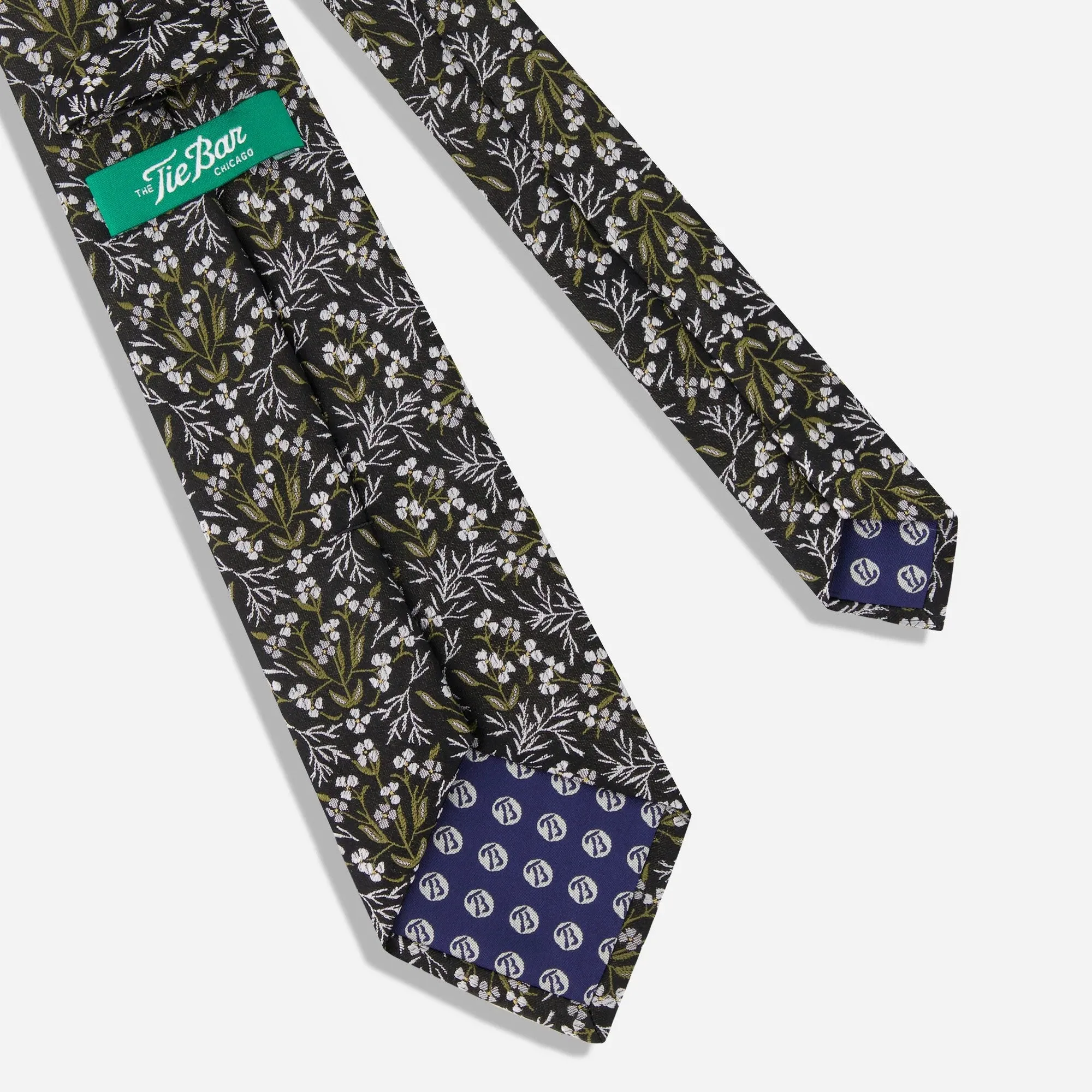 Kelly Ventura x The Tie Bar Primrose Black Tie sold by Alex Evenings product image thumbnail 4