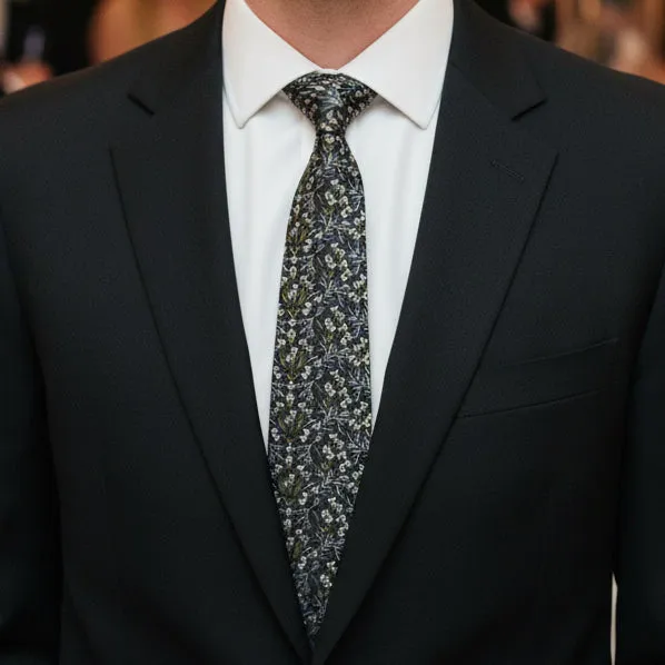 Kelly Ventura x The Tie Bar Primrose Black Tie sold by Alex Evenings product image thumbnail 2