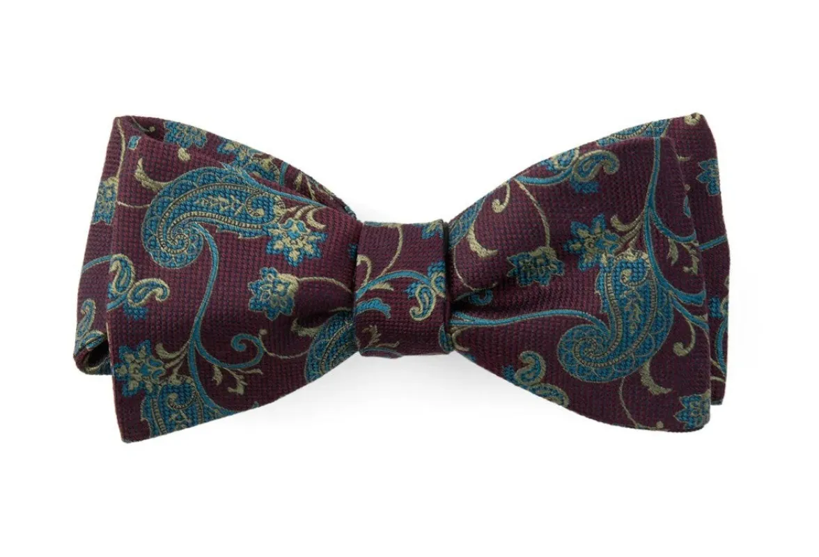 Paisley Bow Tie made by Alex Evenings