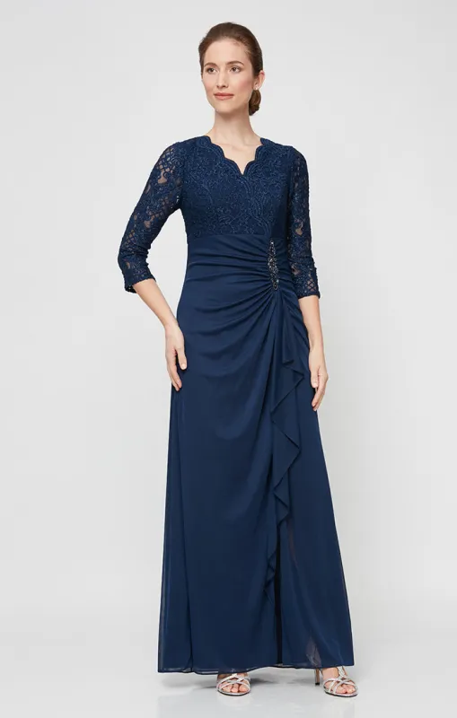 Regular - Victoria Empire Waist Gown made by Alex Evenings