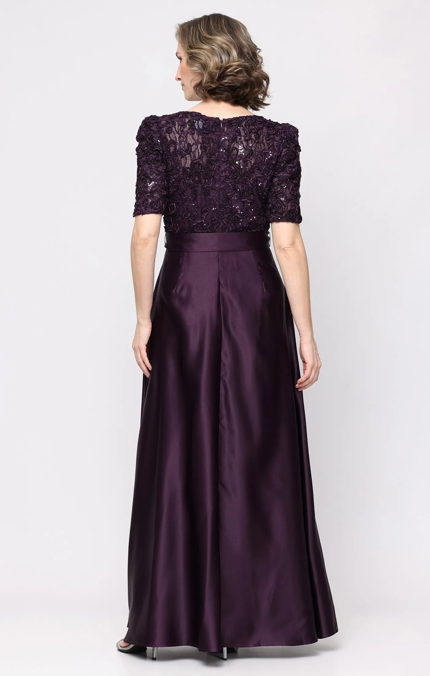 Catherine Empire Waist Soutache Dress sold by Alex Evenings product image thumbnail 3