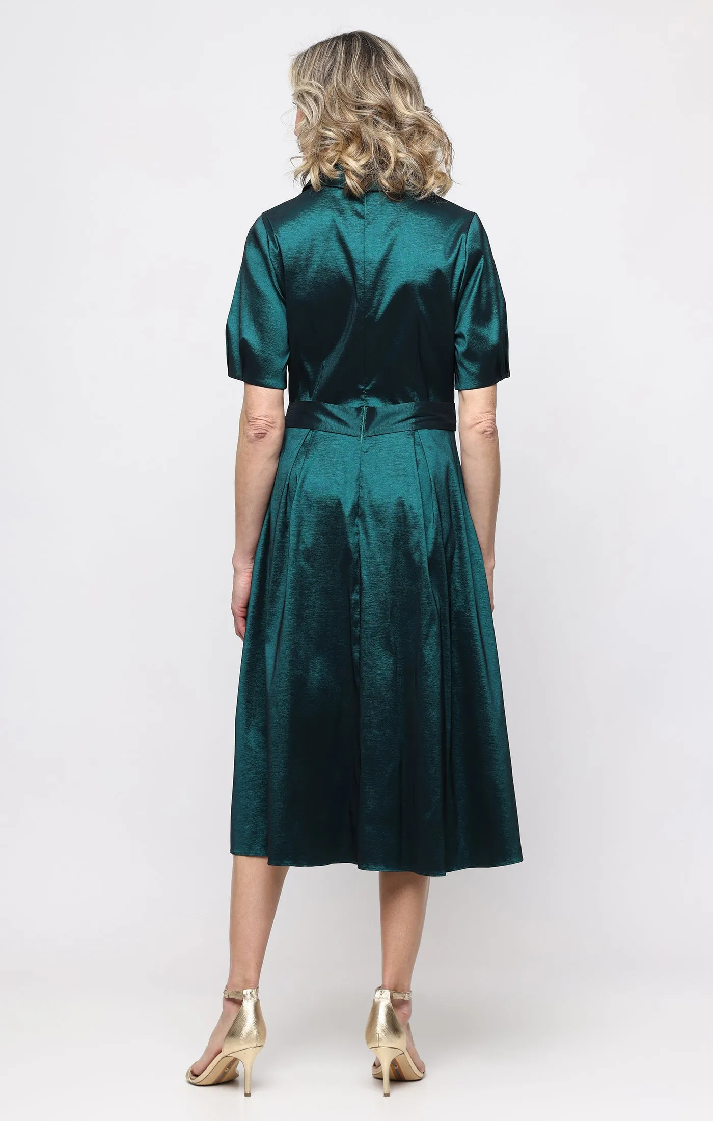 Stretch Taffeta Surplice-Neckline A-Line Gown sold by Alex Evenings product image thumbnail 3