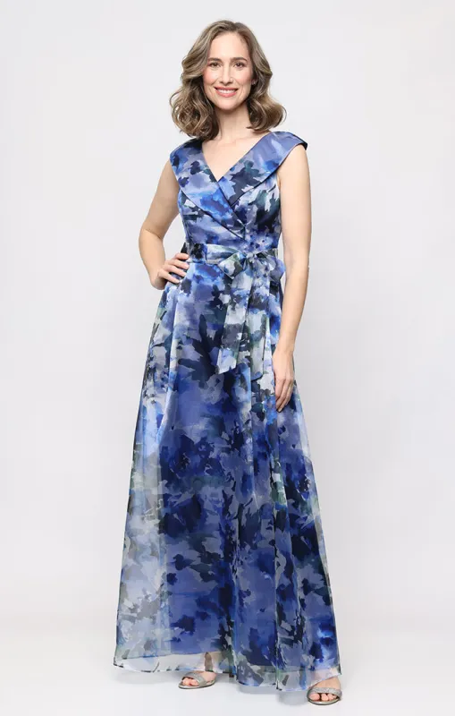 Regular - Stacey Floral Organza Gown made by Alex Evenings