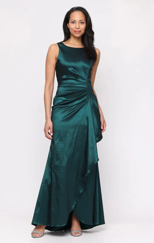 Petite Sophia Sleeveless Stretch Taffeta Dress made by Alex Evenings