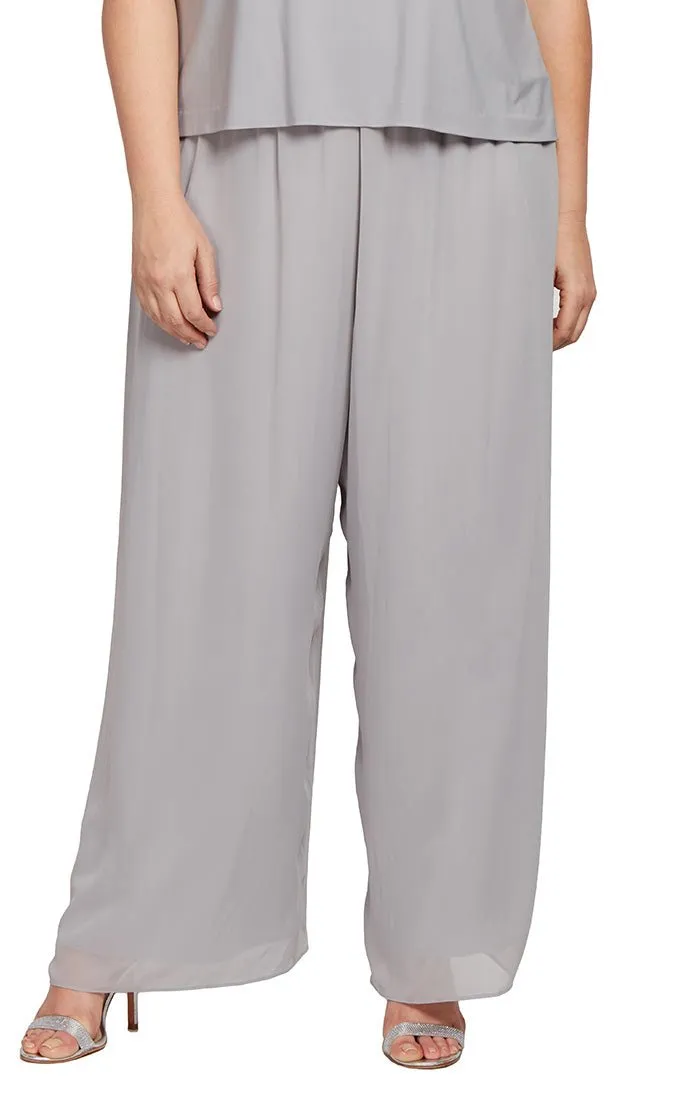 Plus - Chiffon Pant sold by Alex Evenings