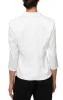 3/4 Sleeve Side Closure Blouse with Collar and Decorative Closure sold by Alex Evenings