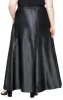 Plus Satin Ballgown Skirt with Pockets and Inverted Pleat Detail sold by Alex Evenings