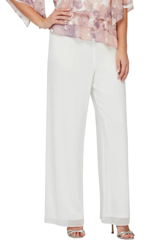 Petite Silky Chiffon Basic Pant sold by Alex Evenings