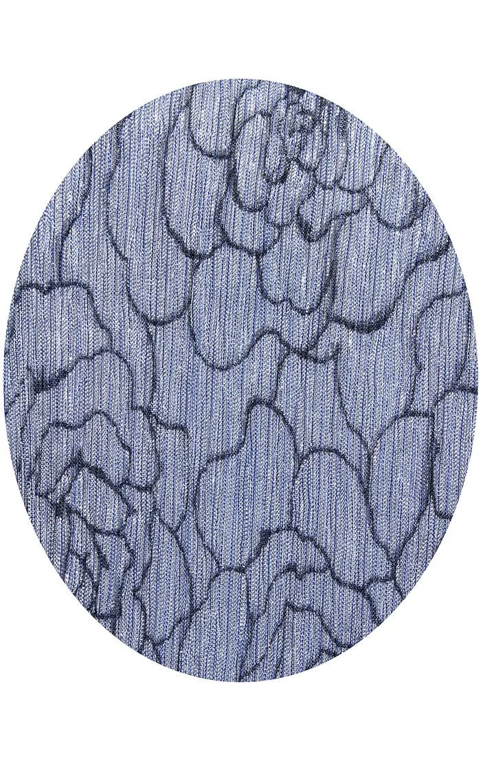 Petite - Metallic Knit Blouse with Pointed Double Tier Hem sold by Alex Evenings product image thumbnail 3