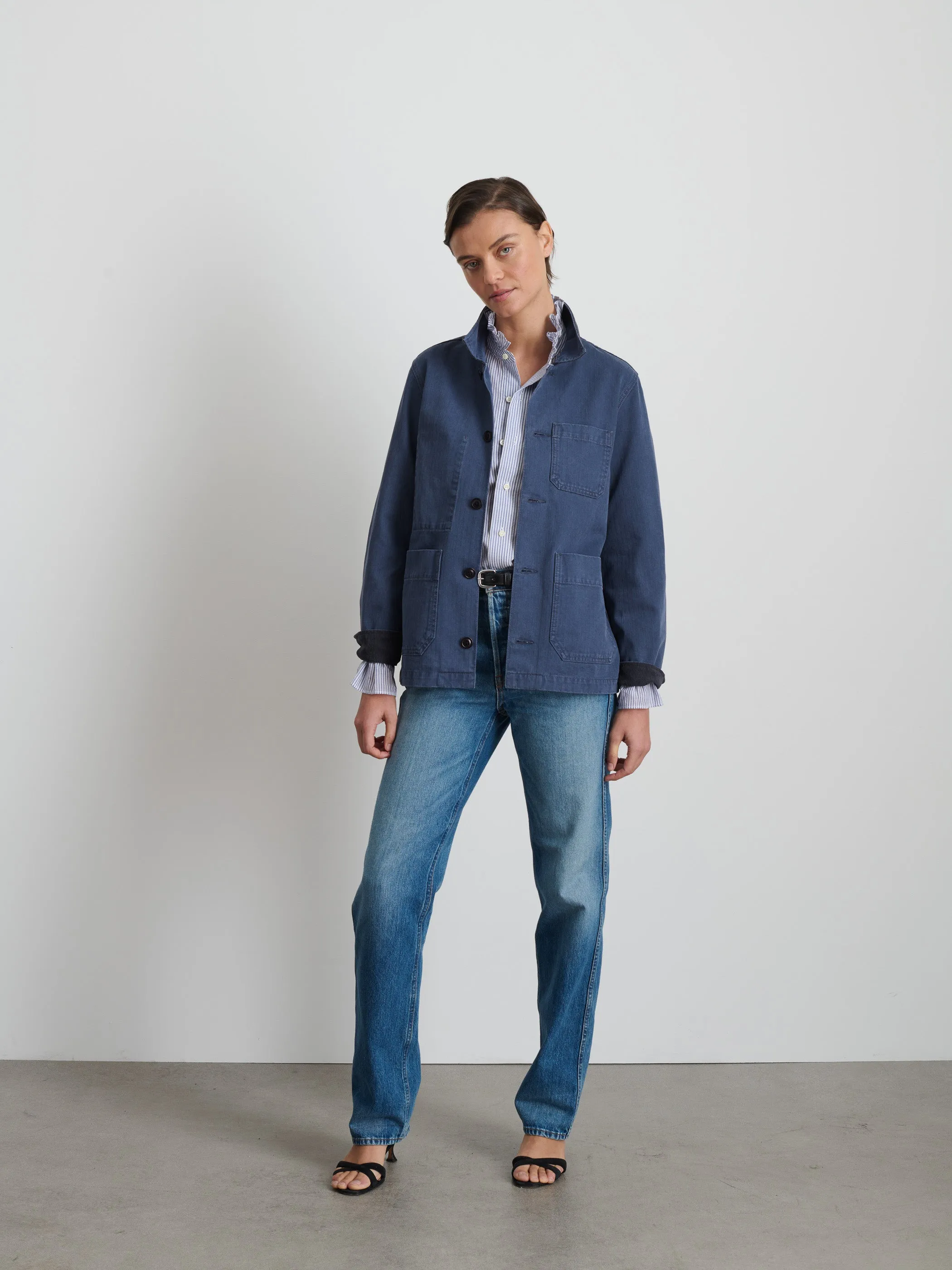 Britt Work Jacket in Herringbone sold by Alex Mill product image thumbnail 2