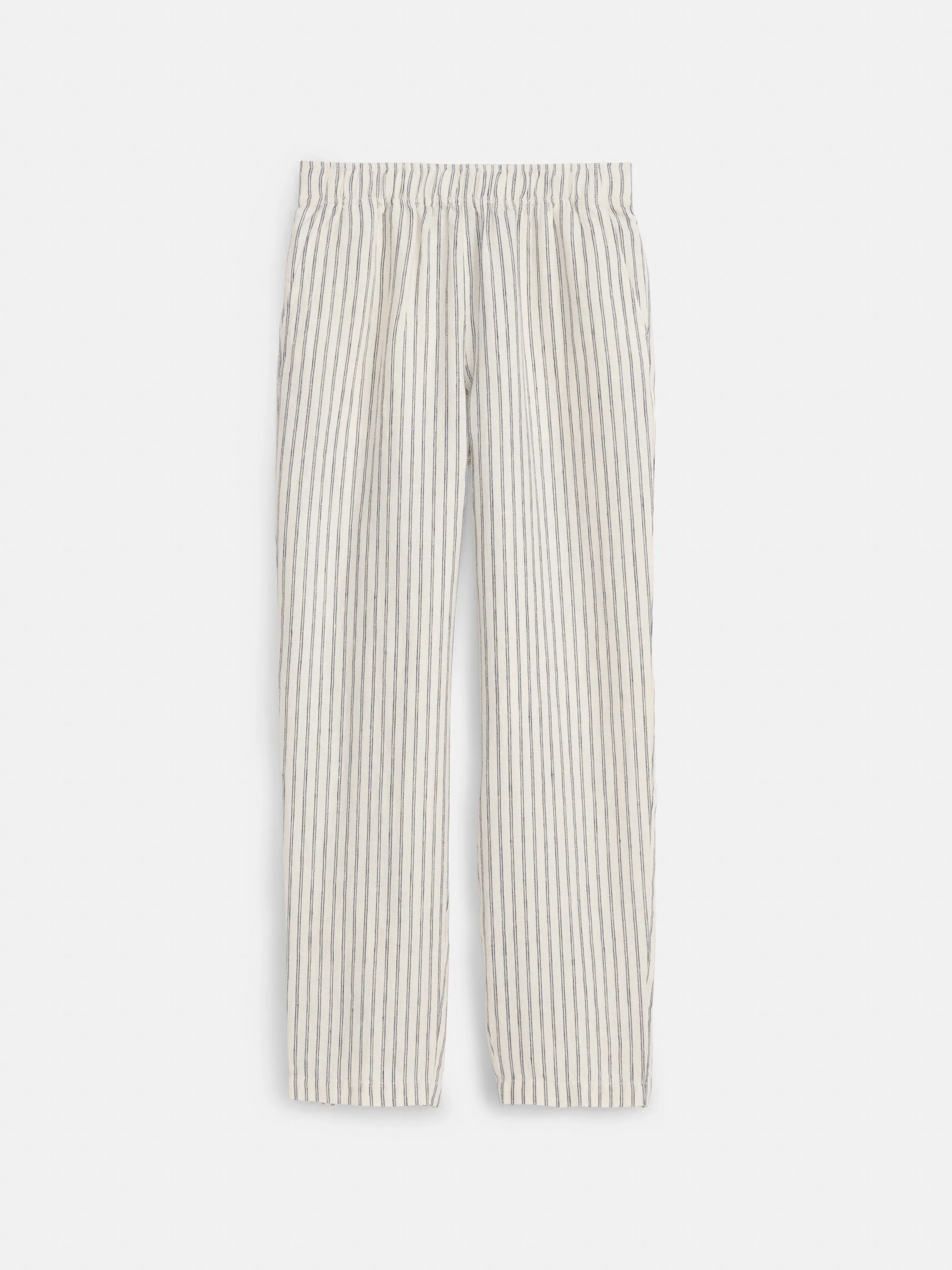 Angelina Pant in Double Stripe Linen sold by Alex Mill
