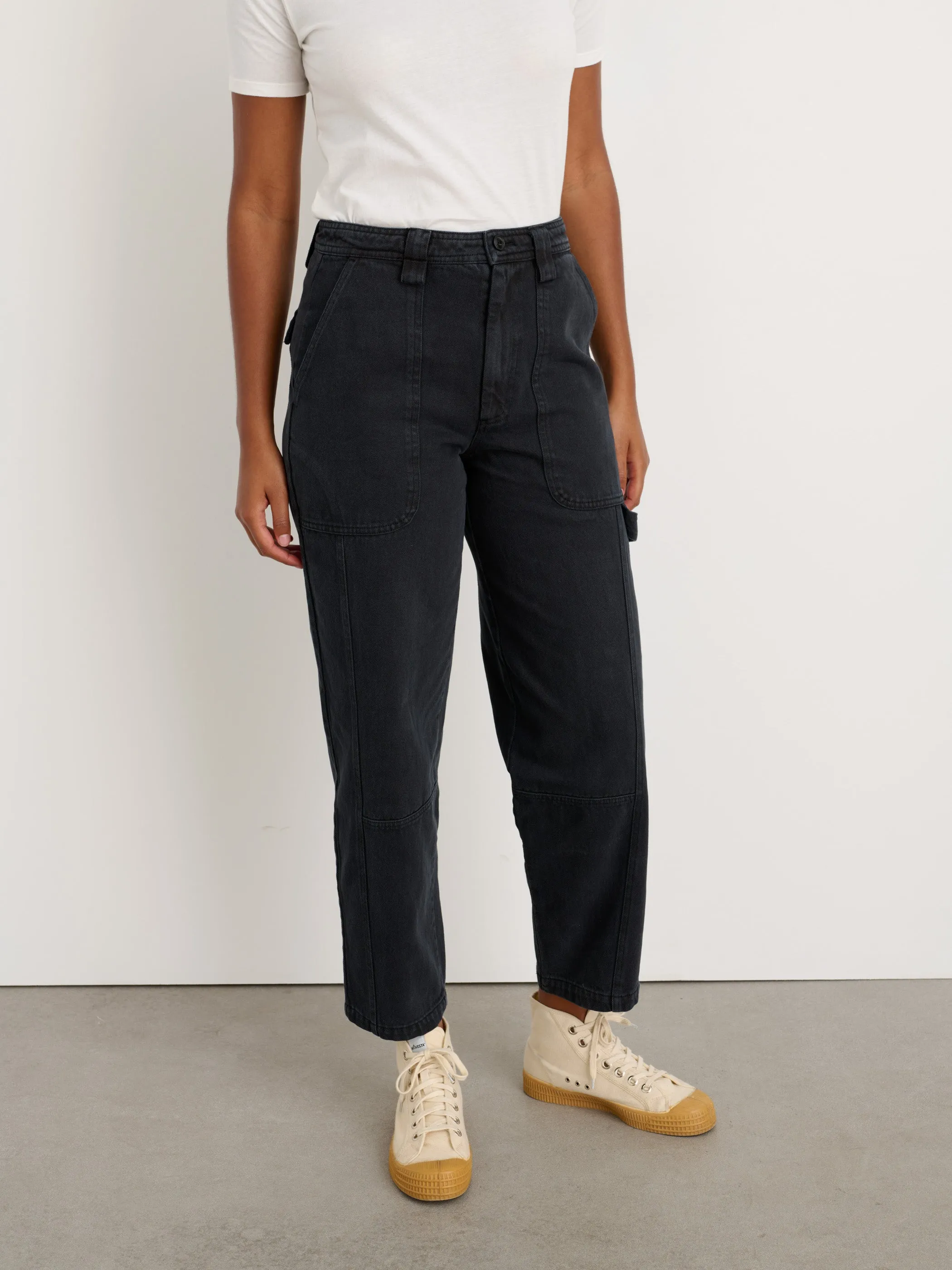 Phoebe Pant in Recycled Denim sold by Alex Mill product image thumbnail 3