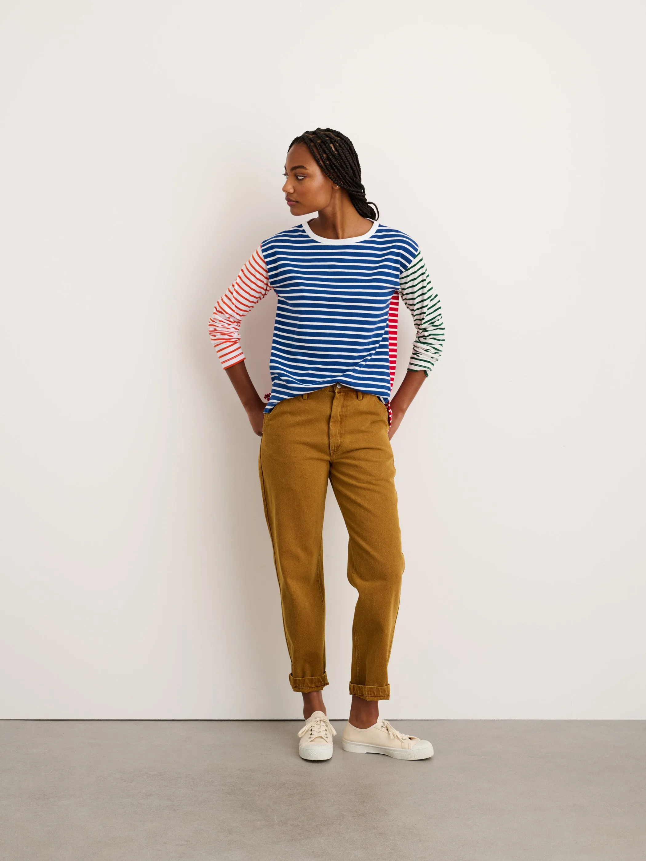 Thompson Straight Leg Jean in Recycled Denim sold by Alex Mill product image thumbnail 3