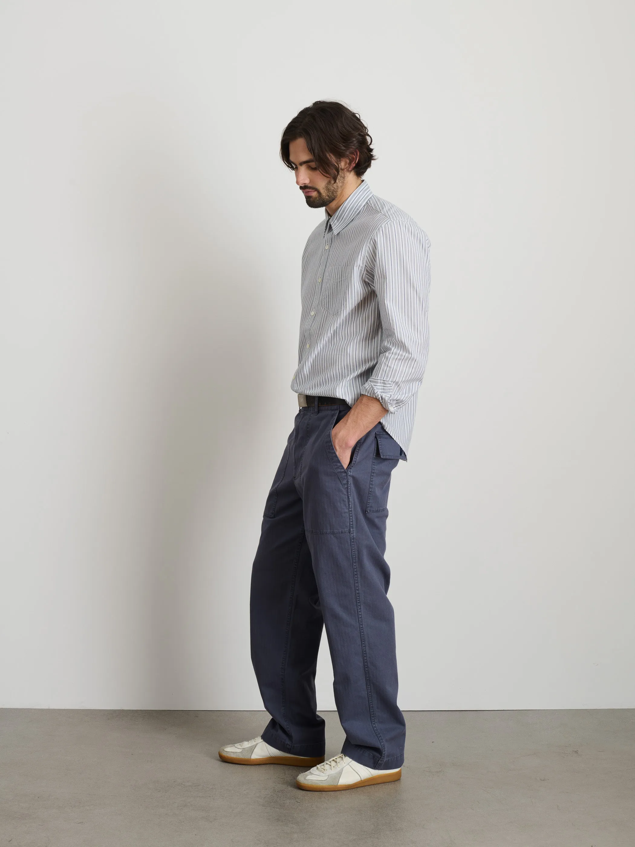 Mill Shirt In Ticking Stripe sold by Alex Mill product image thumbnail 4