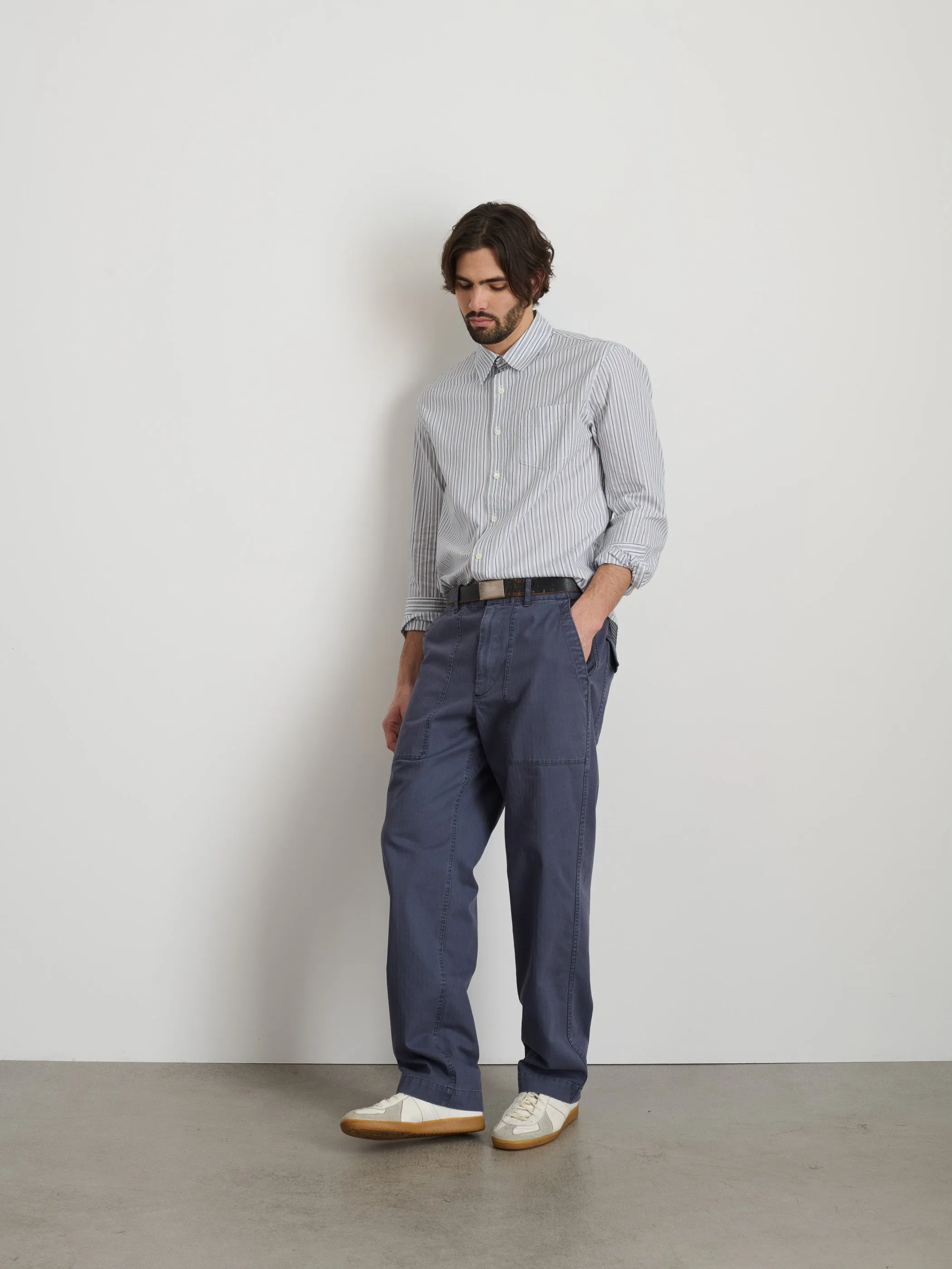 Mill Shirt In Ticking Stripe sold by Alex Mill product image thumbnail 3