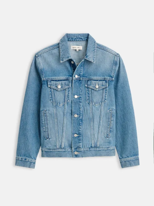 Buckle Back Jean Jacket in Vintage Wash sold by Alex Mill