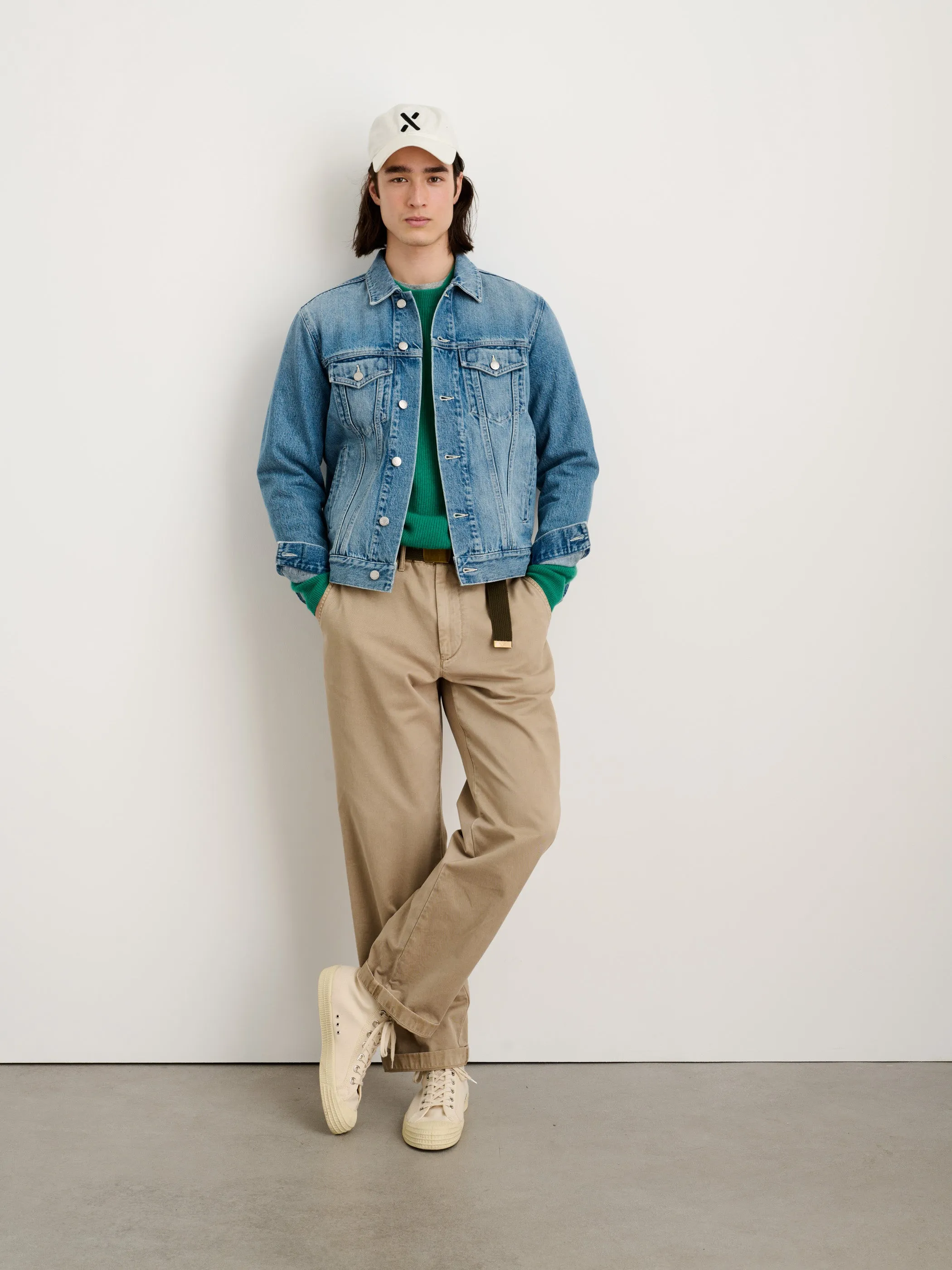 Buckle Back Jean Jacket in Vintage Wash sold by Alex Mill product image thumbnail 2