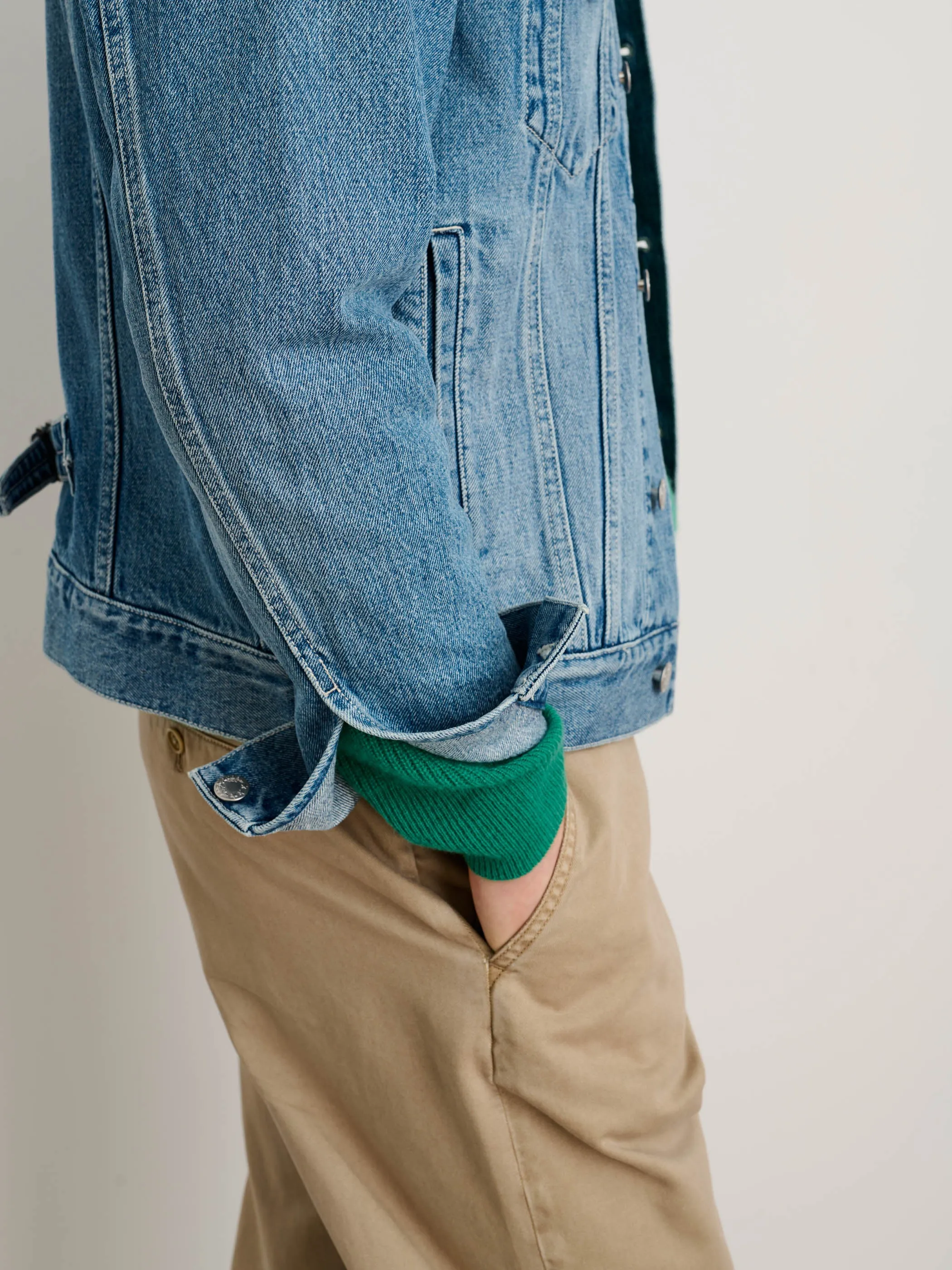 Buckle Back Jean Jacket in Vintage Wash sold by Alex Mill product image thumbnail 5