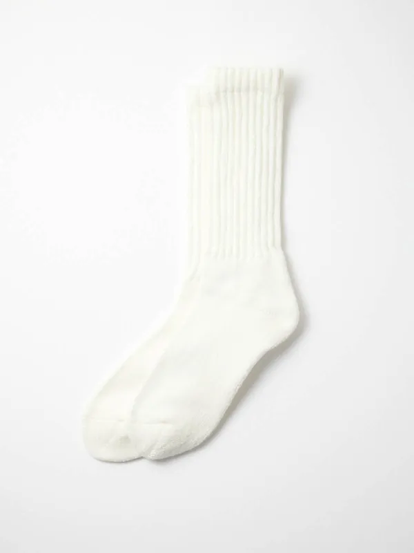 RoToTo Loose Pile Crew Socks sold by Alex Mill