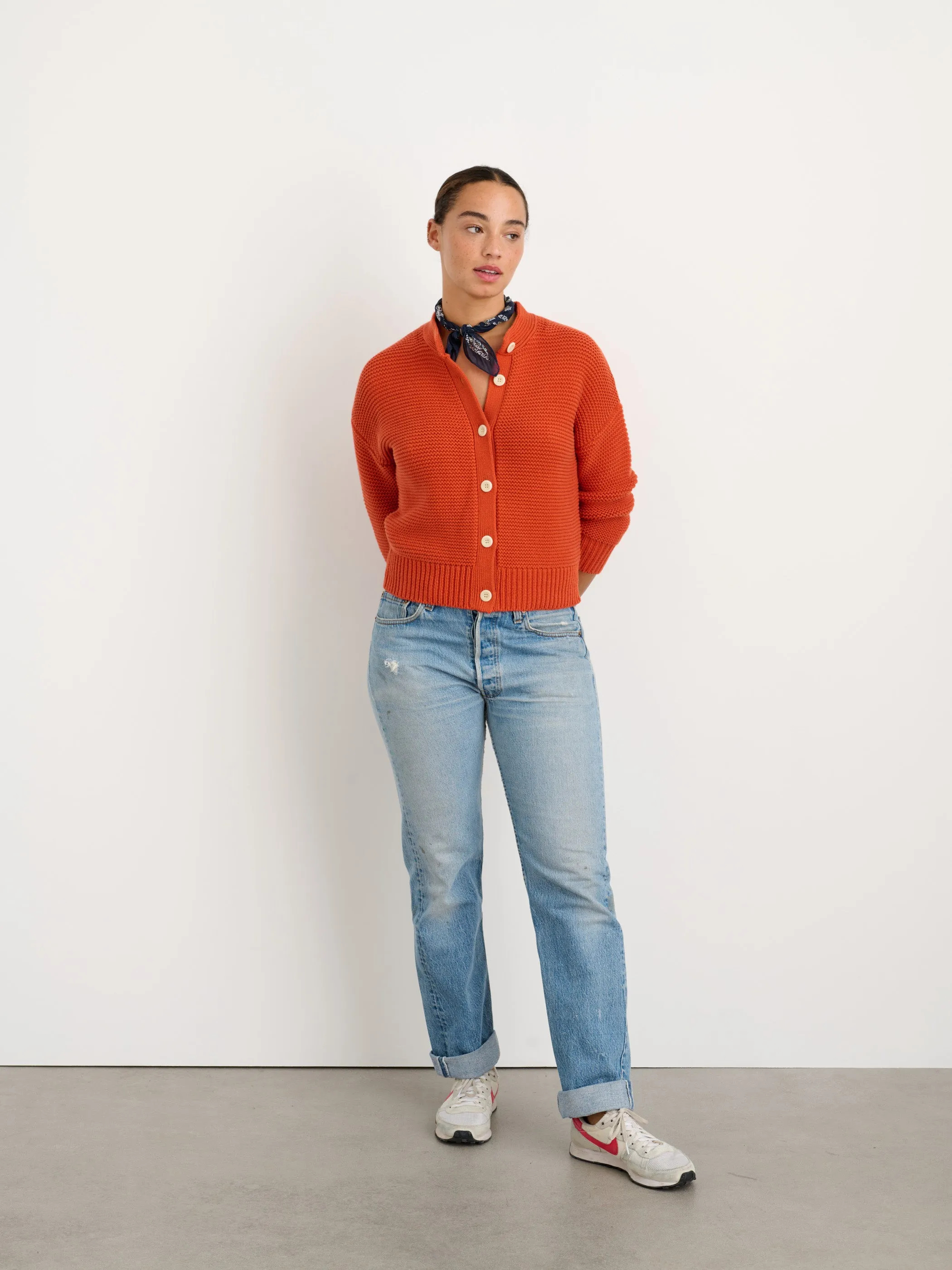 Nico Cardigan in Cotton sold by Alex Mill product image thumbnail 4