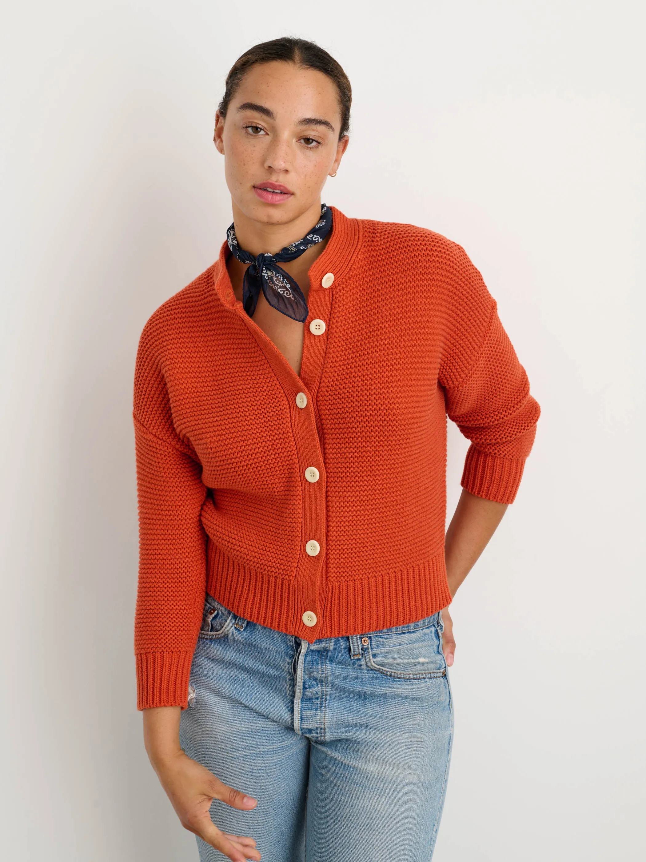 Nico Cardigan in Cotton sold by Alex Mill product image thumbnail 2