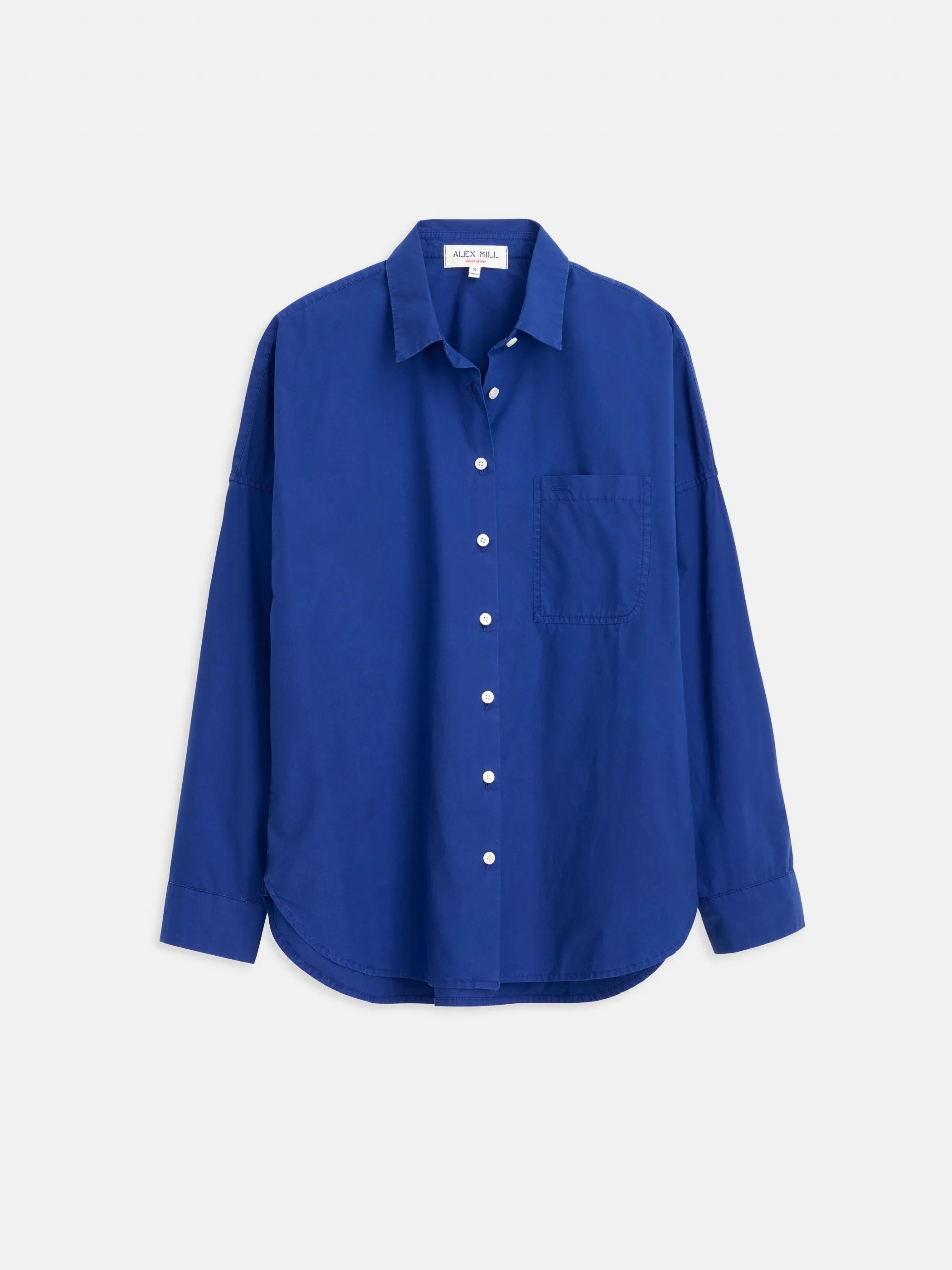 Jo Shirt in Cotton Poplin sold by Alex Mill