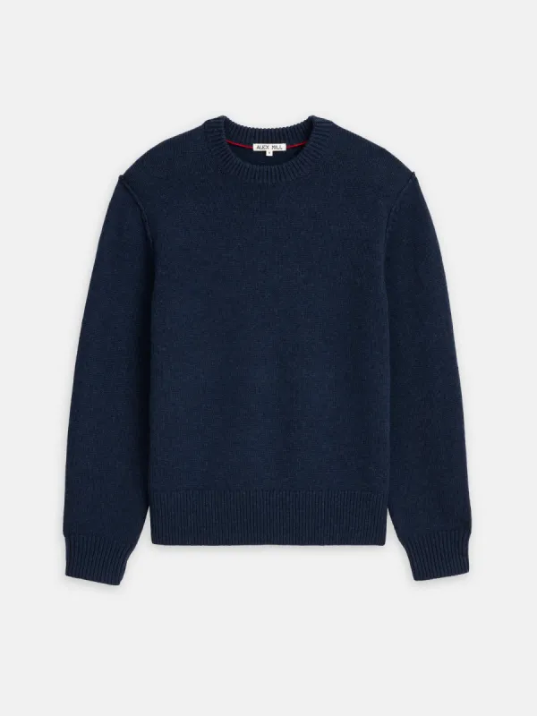Weston Pullover in Wool Cotton sold by Alex Mill
