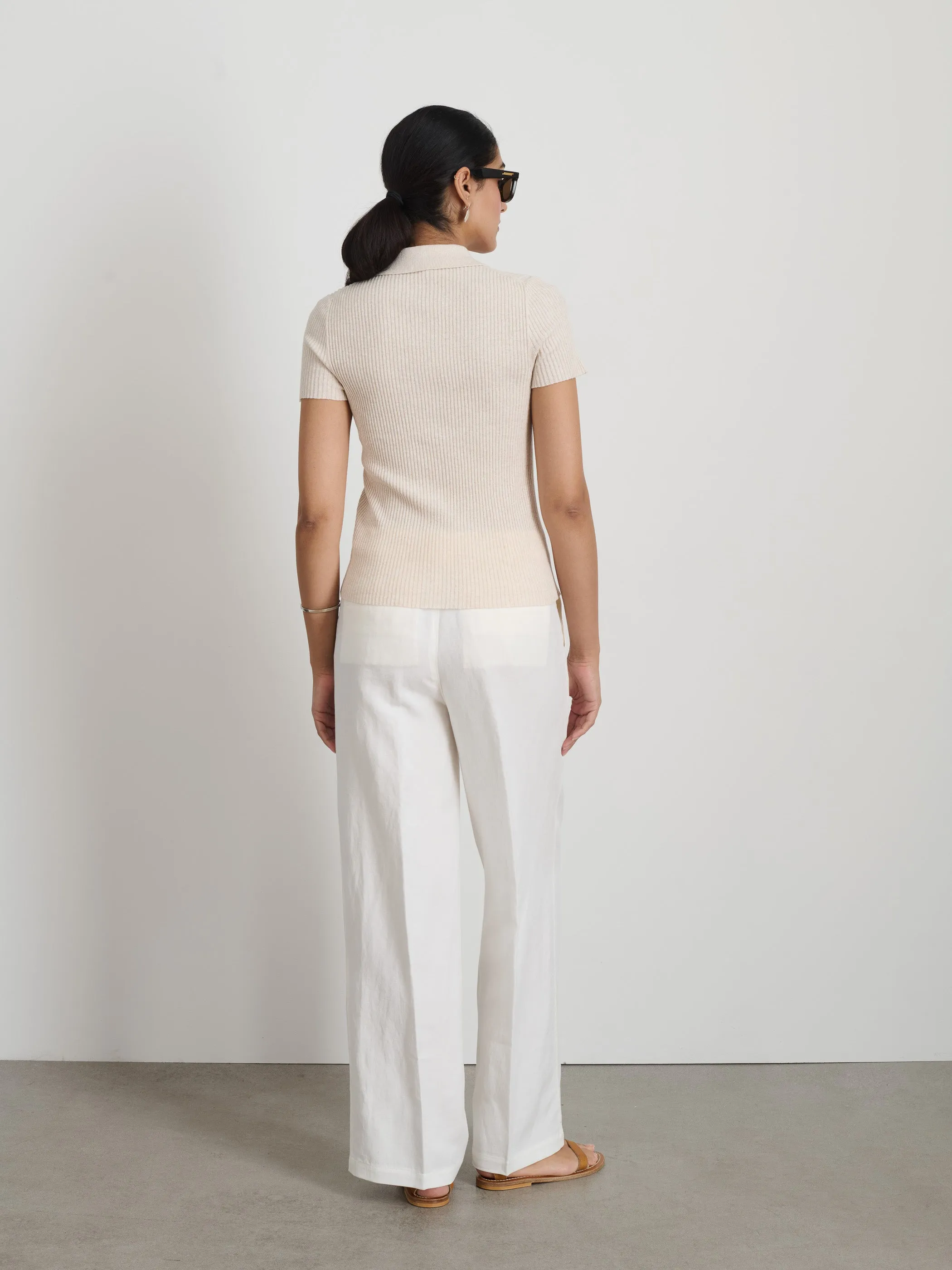 Suzanne Ribbed Polo sold by Alex Mill product image thumbnail 5
