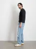Standard Long-Sleeve T-Shirt In Slub Cotton sold by Alex Mill