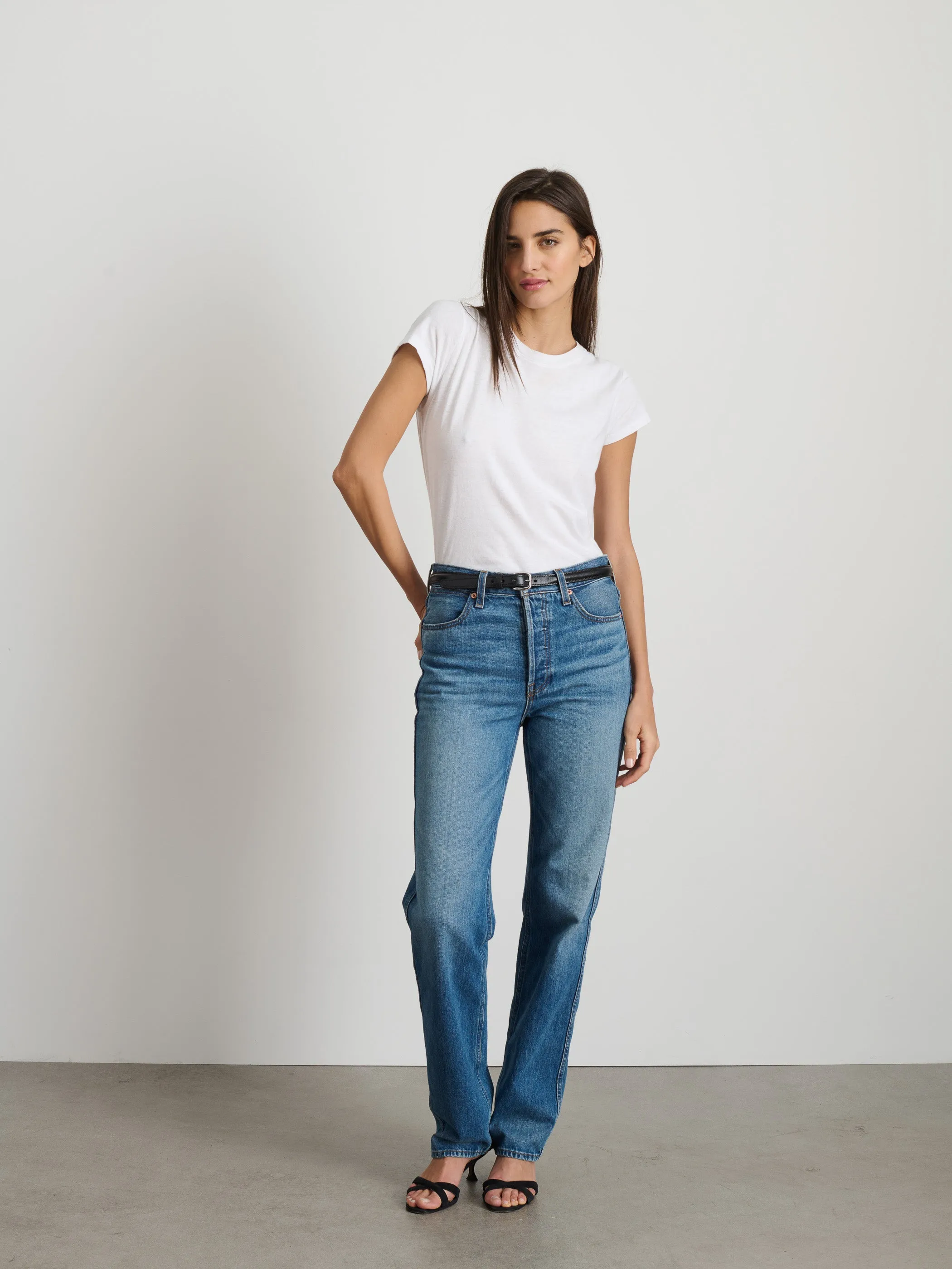 Prospect Tee in Cotton Jersey sold by Alex Mill product image thumbnail 3
