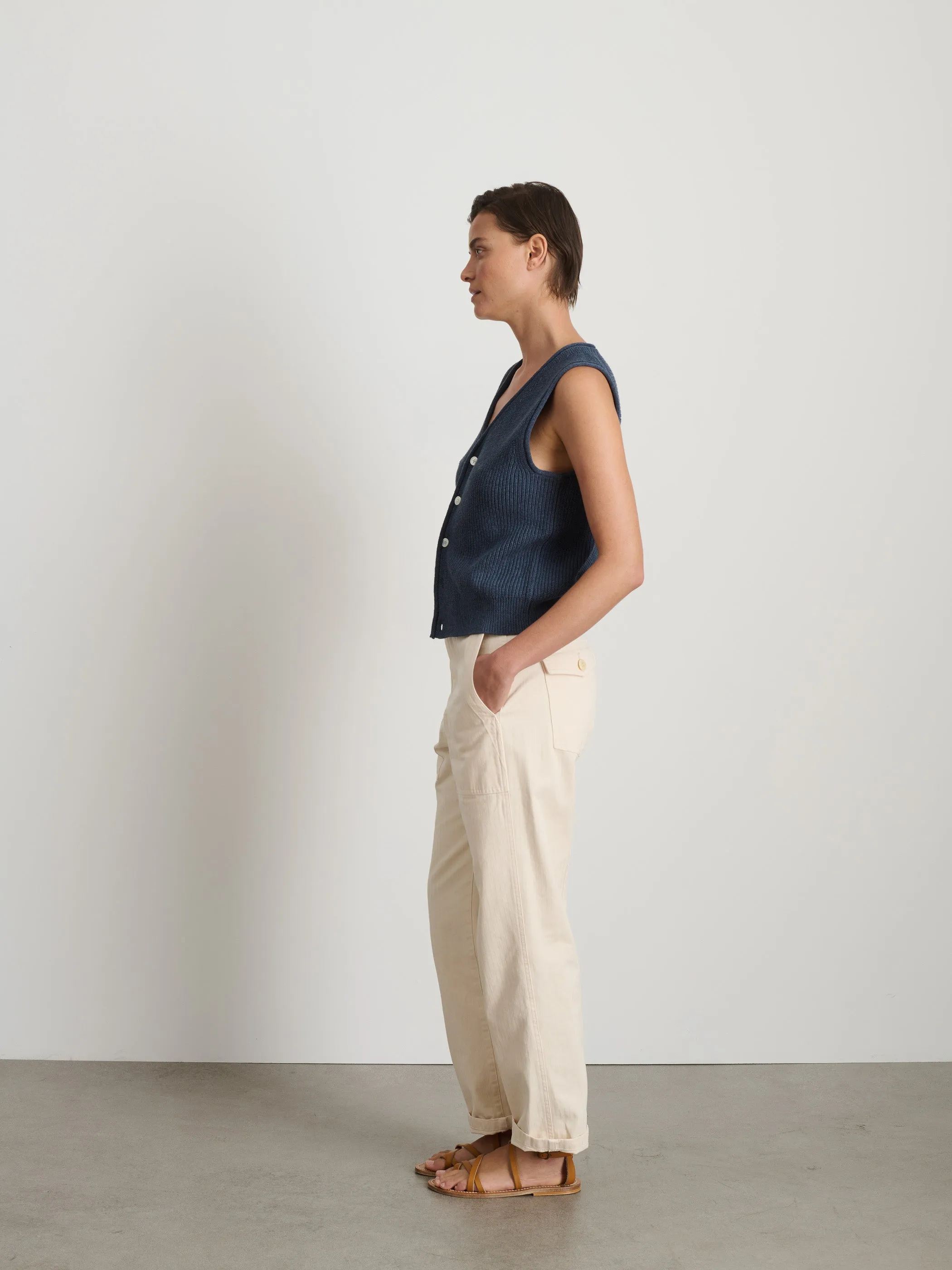 Eldridge Sweater Vest sold by Alex Mill product image thumbnail 5