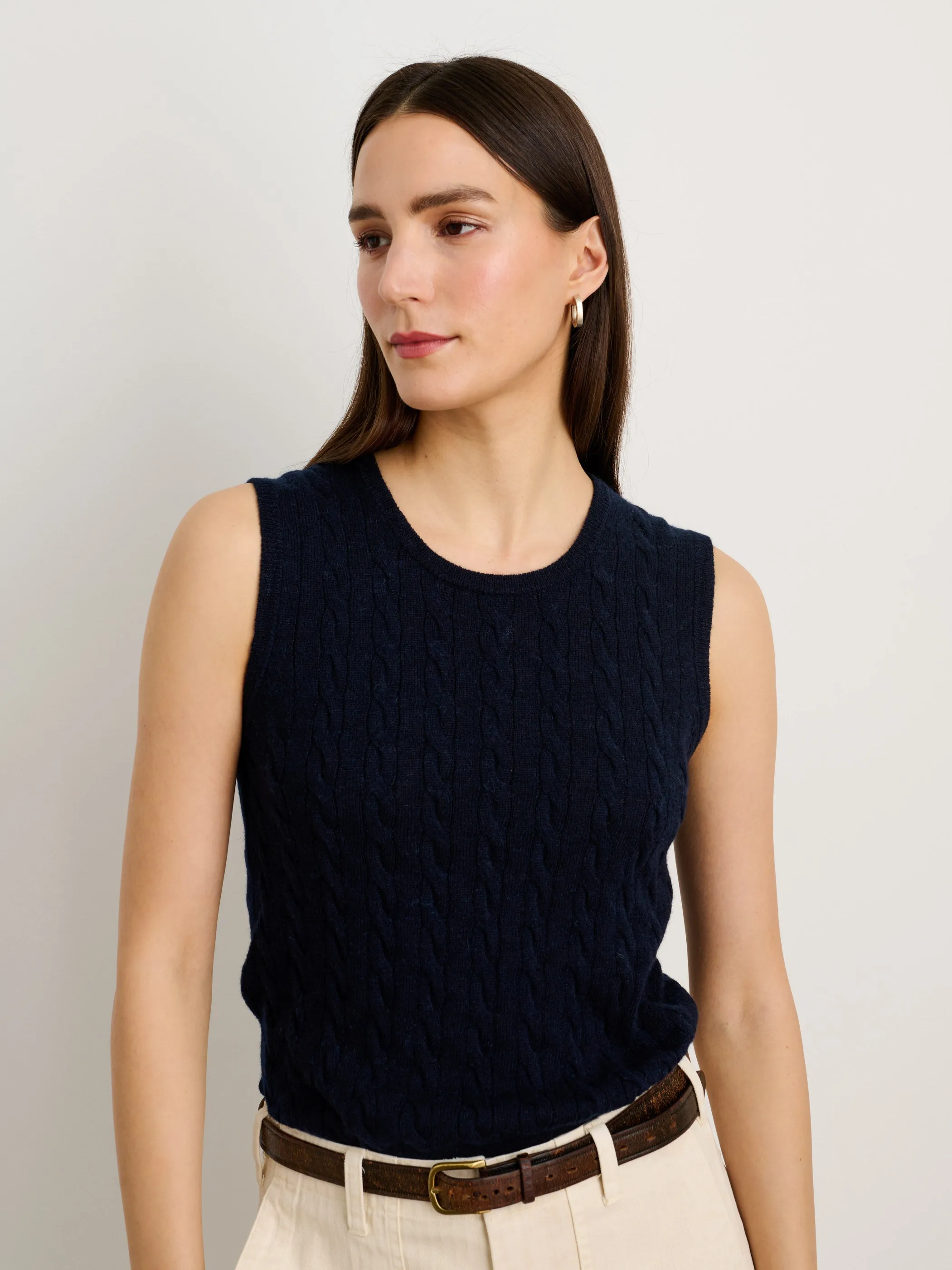 Mini Cable Shell in Lightweight Alpaca sold by Alex Mill product image thumbnail 3