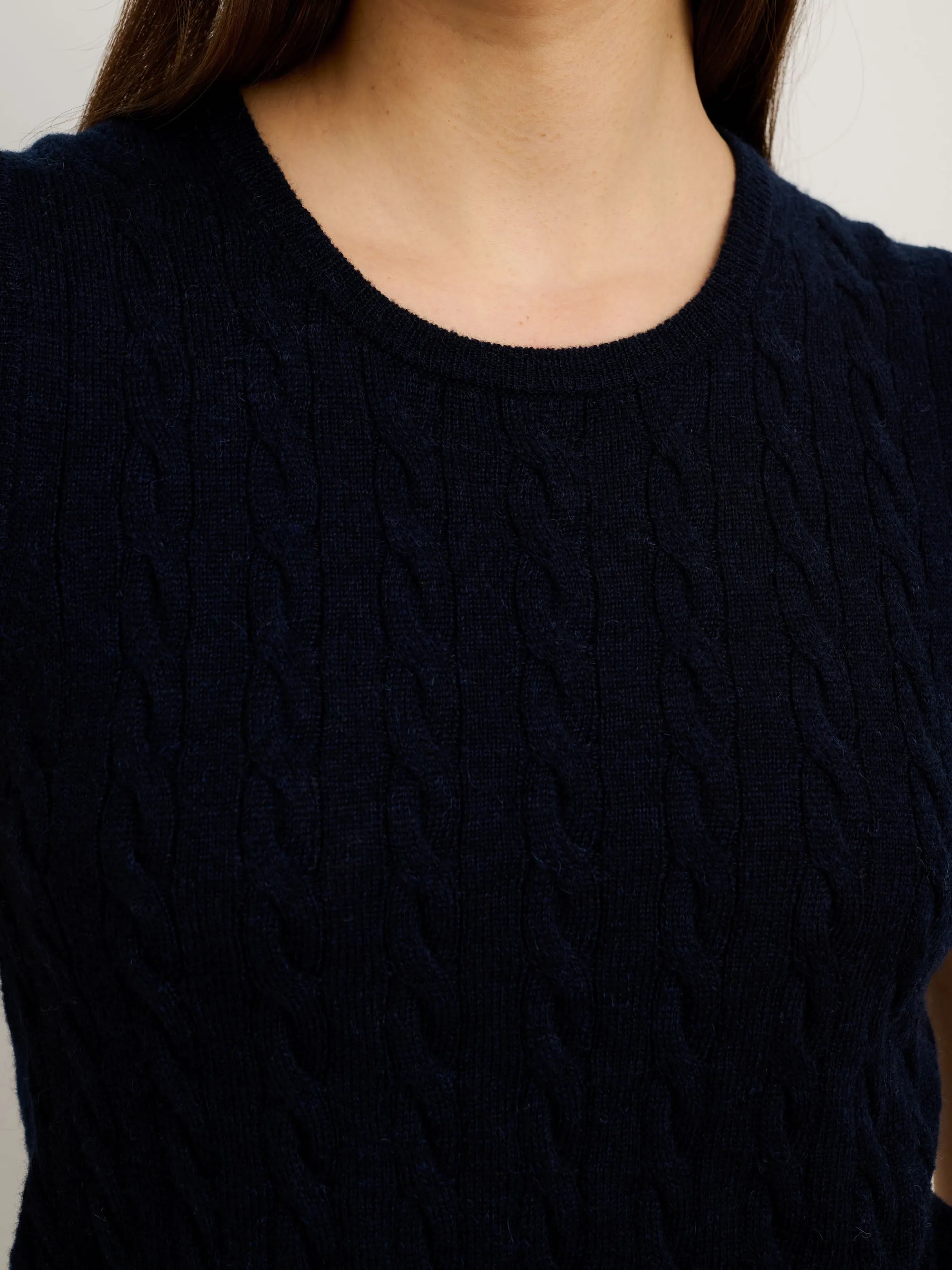 Mini Cable Shell in Lightweight Alpaca sold by Alex Mill product image thumbnail 4